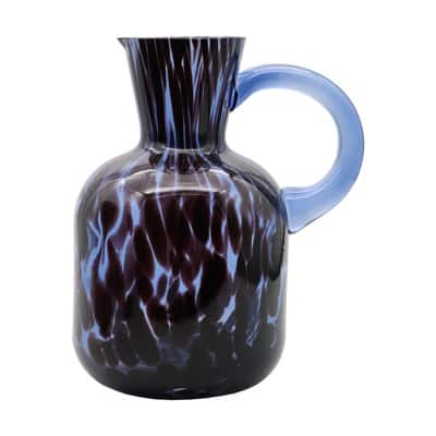 7.5" Blue Glass Vase Pitcher by Ashland® | Michaels