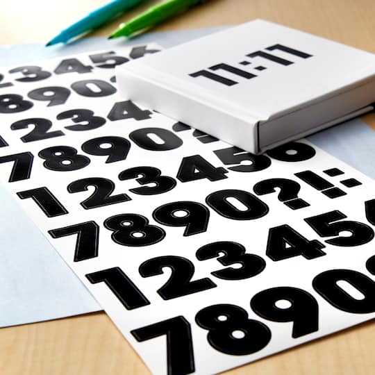 Block Number & Punctuation Marks Stickers by Recollections™ | Michaels