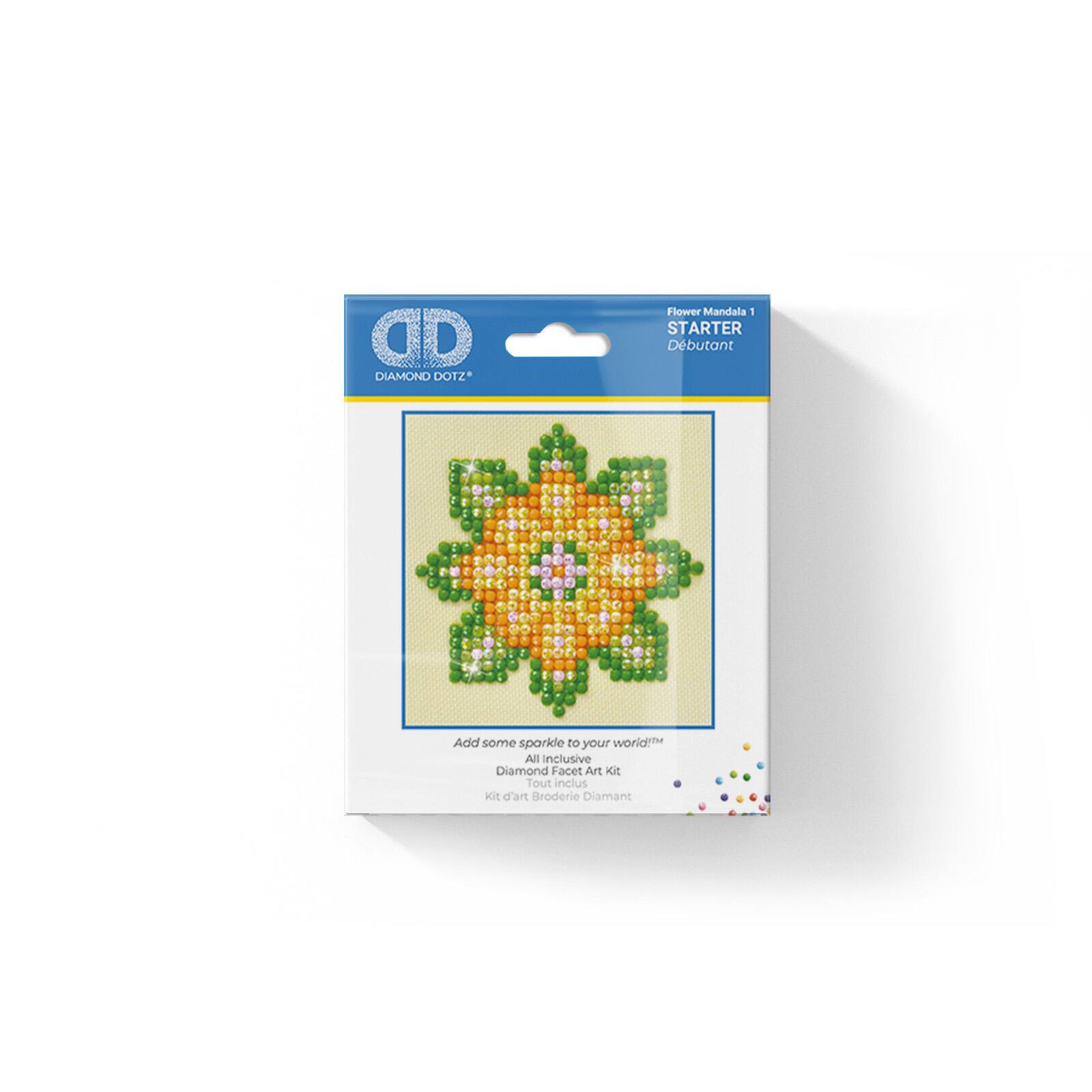 Diamond Dotz® Flower Mandala 1 Diamond Painting Kit