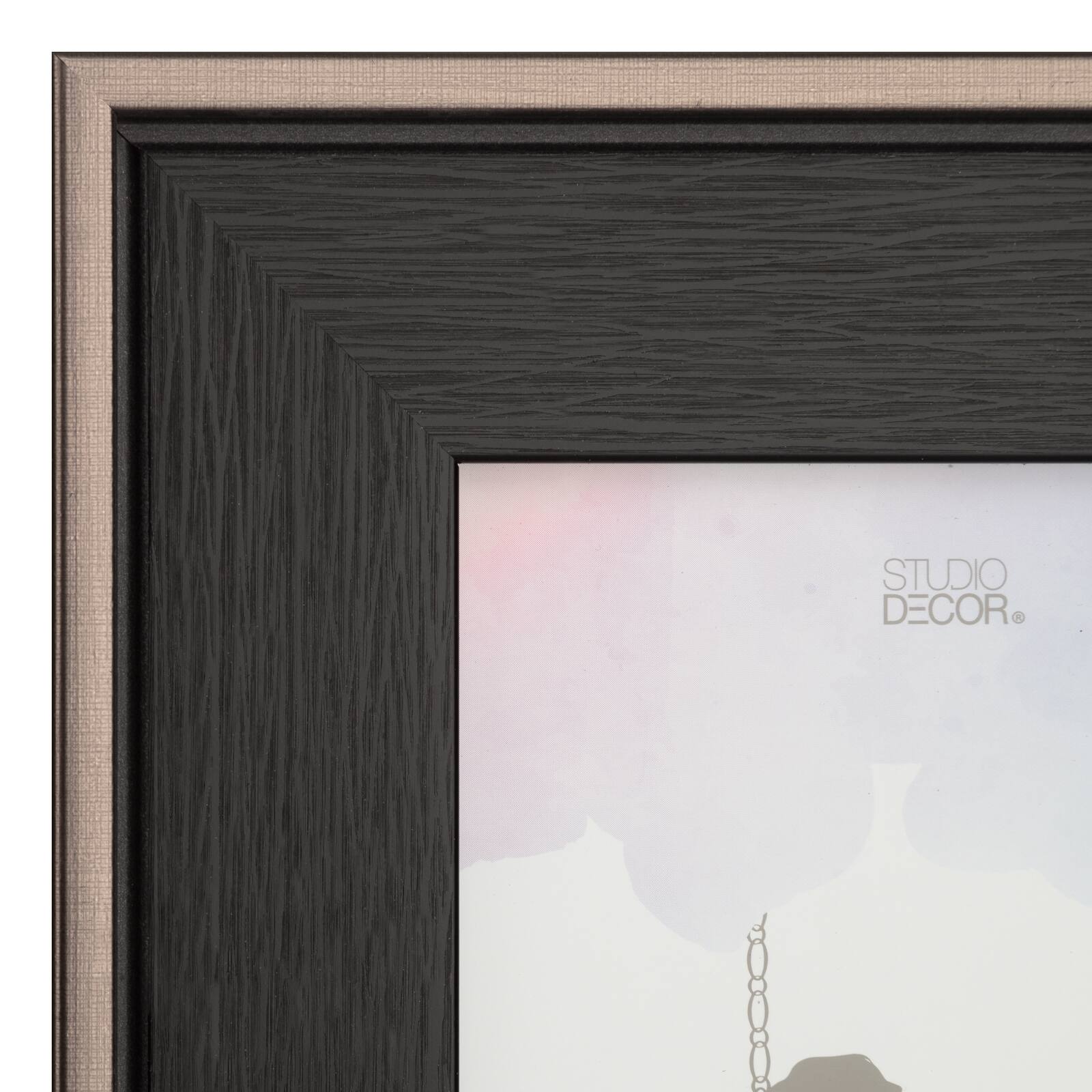 Simply Essentials™ Black with Bronze Edges Frame by Studio Décor®