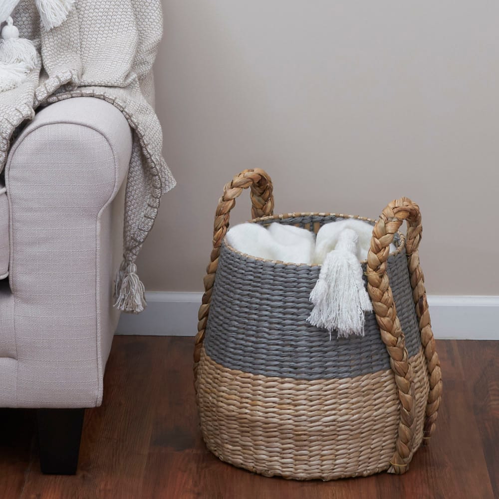 Household Essentials Cattail &#x26; Paper Terra Basket