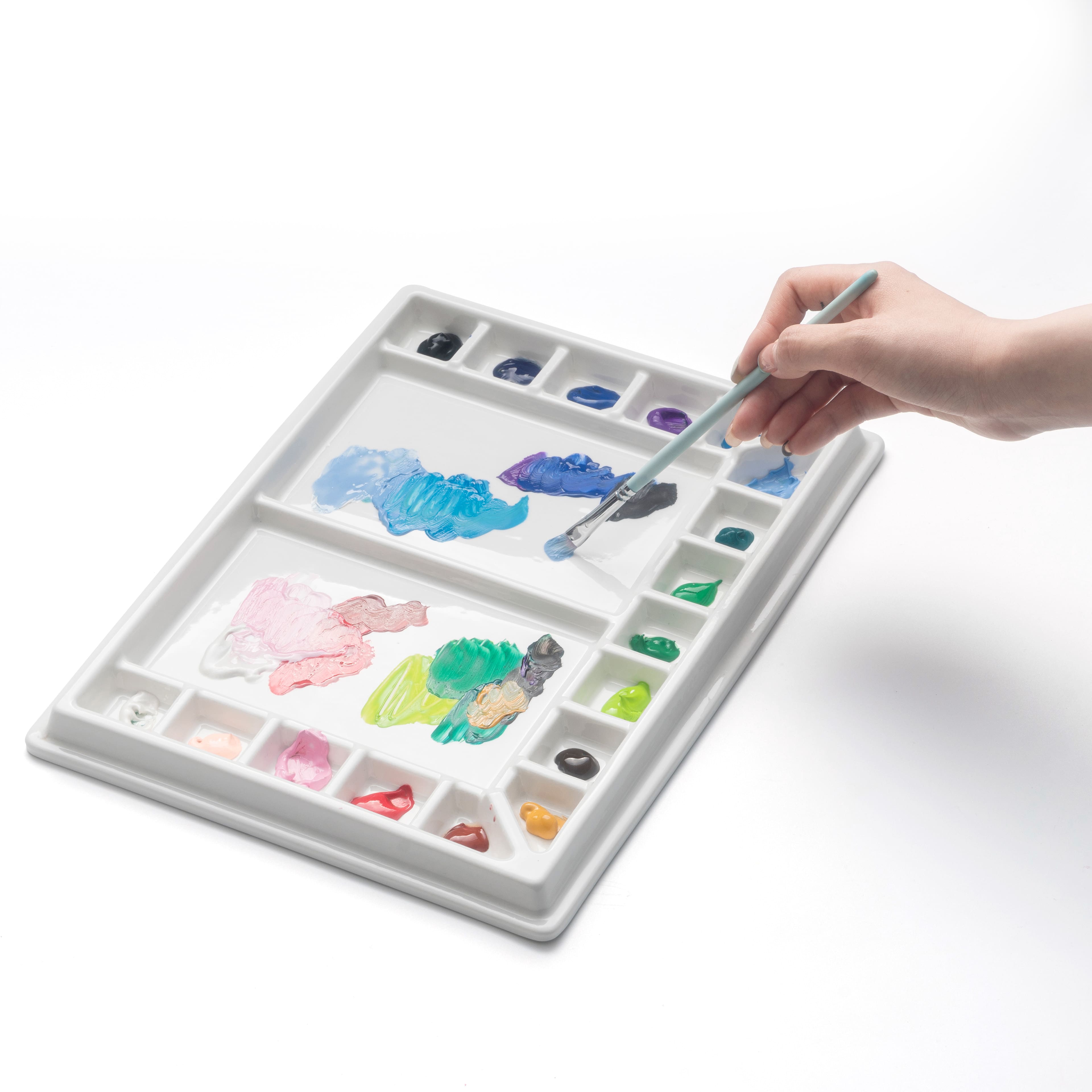 8 Pack: Large Rectangle Porcelain Palette by Artist's Loft®