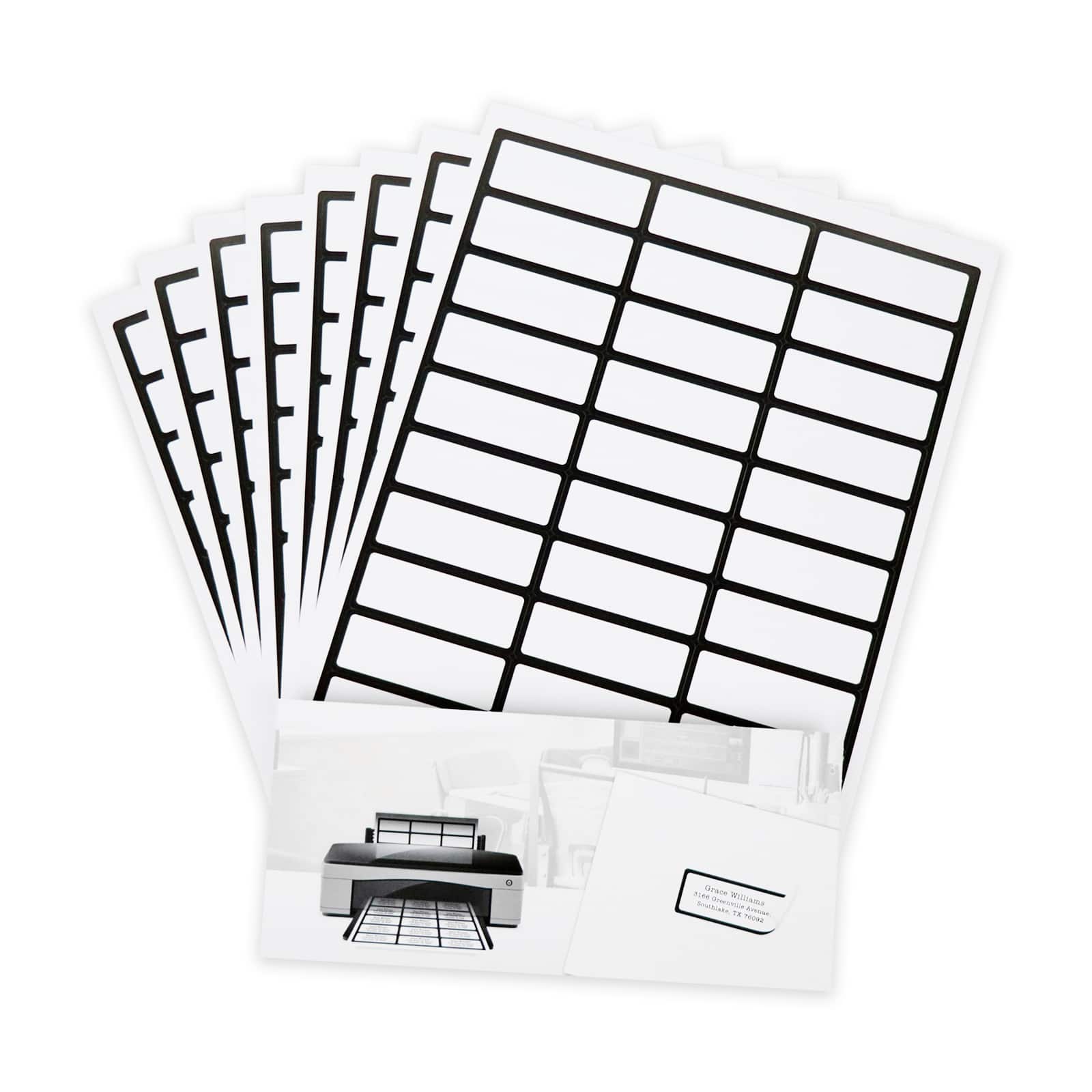 12 Packs: 240 ct. (2,880 total) Black Border Address Label Stickers by Recollections™
