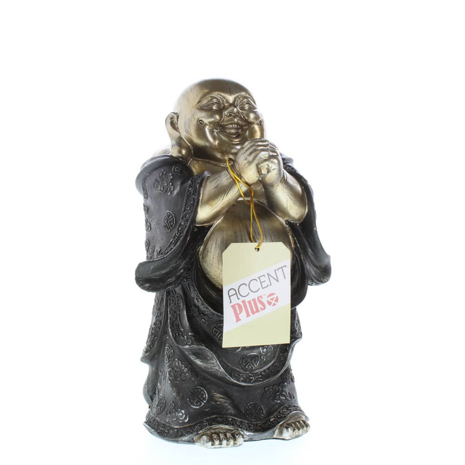 Standing Happy Buddha Figurine 6&#x22; x 4&#x22; x 10&#x22;