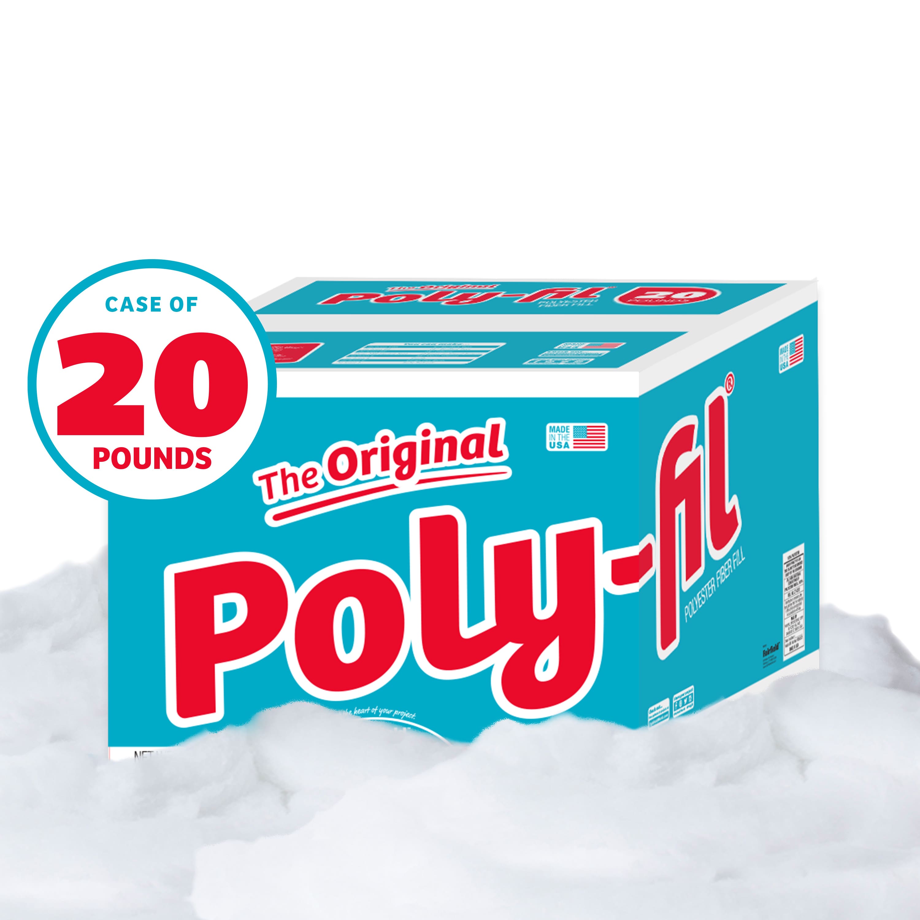  The Original Poly-Fil, Premium Polyester Fiber Fill