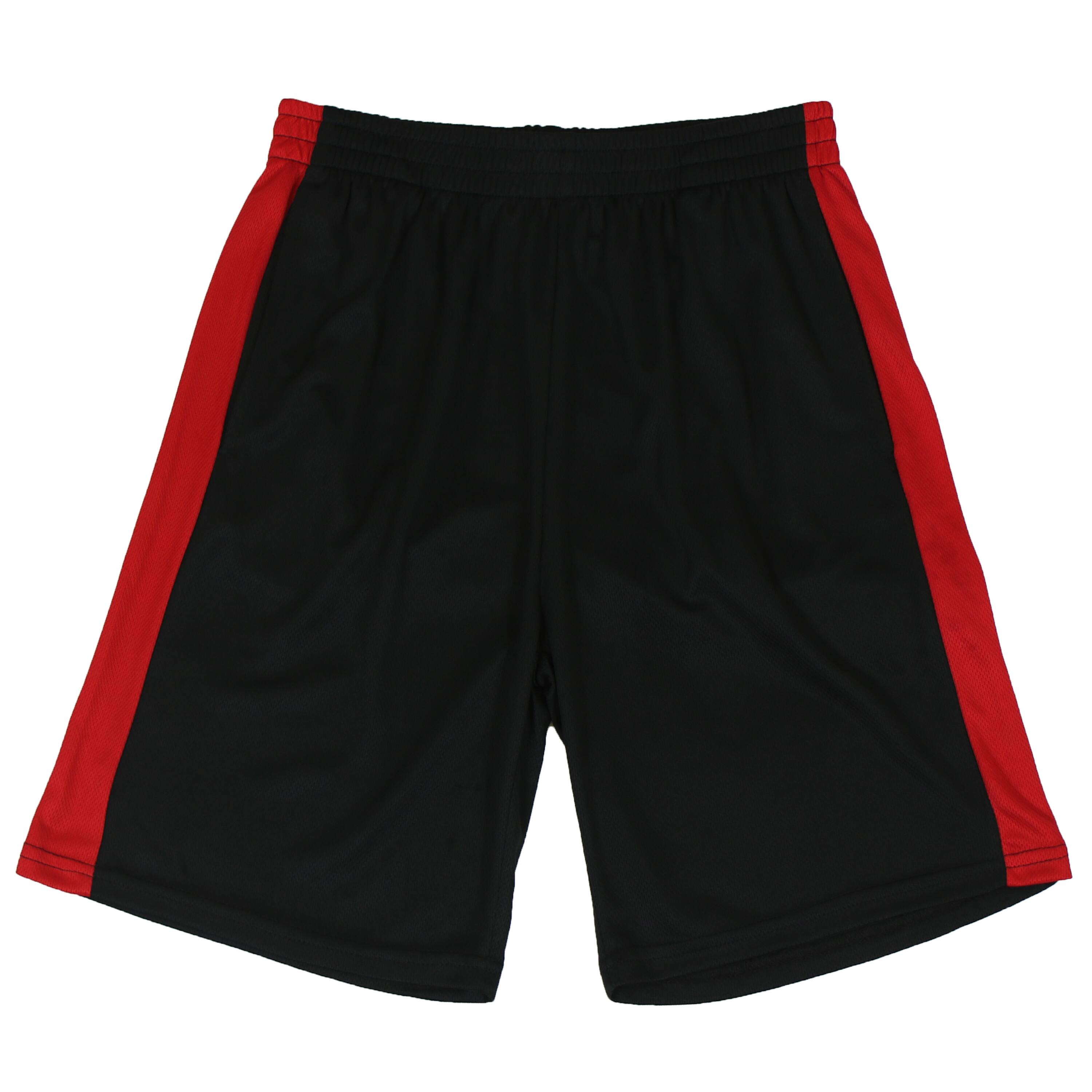 Galaxy by Harvic Boys Active Trim Mesh Basketball Shorts
