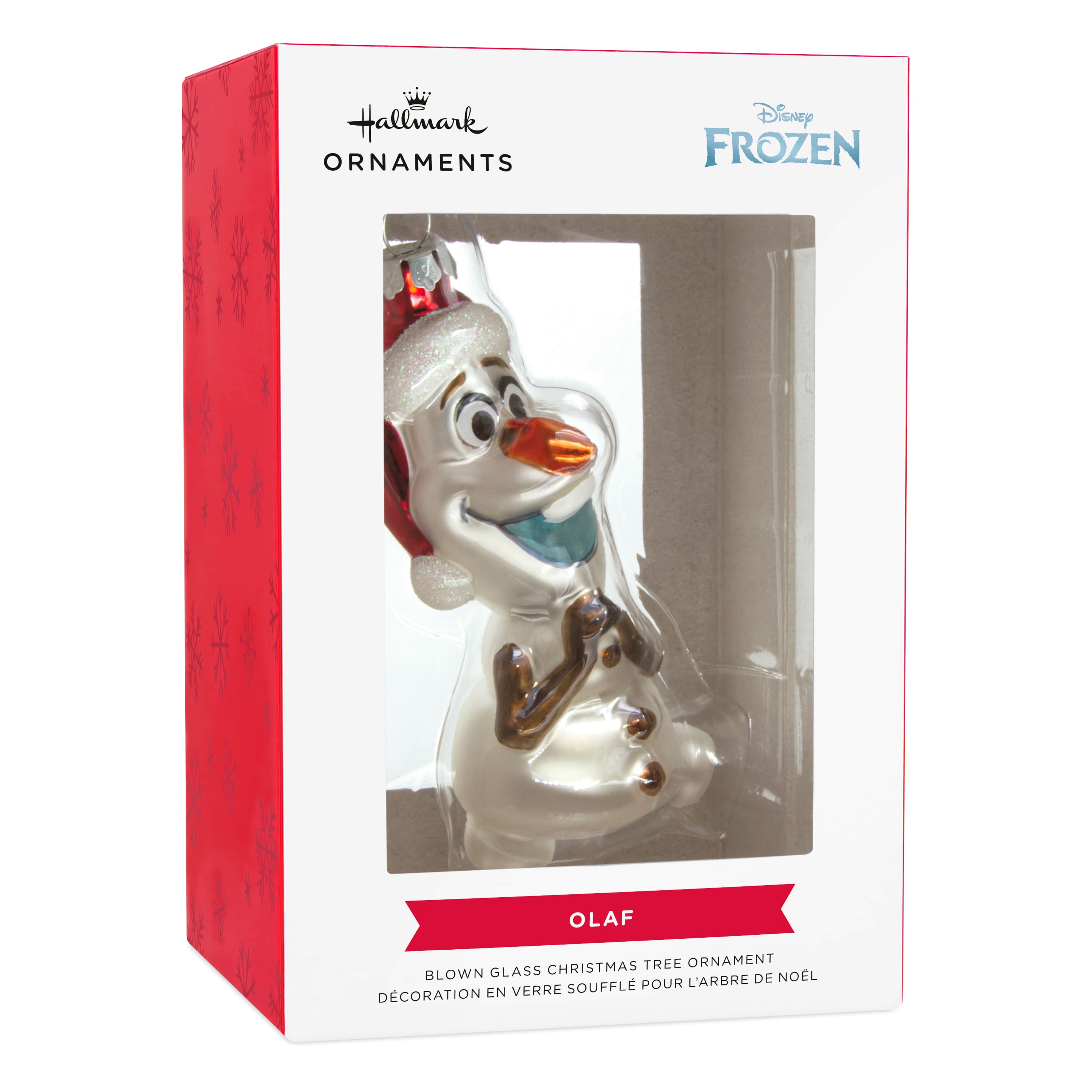Hallmark Disney&#xAE; Frozen 4&#x22; Olaf Blown Glass Ornament