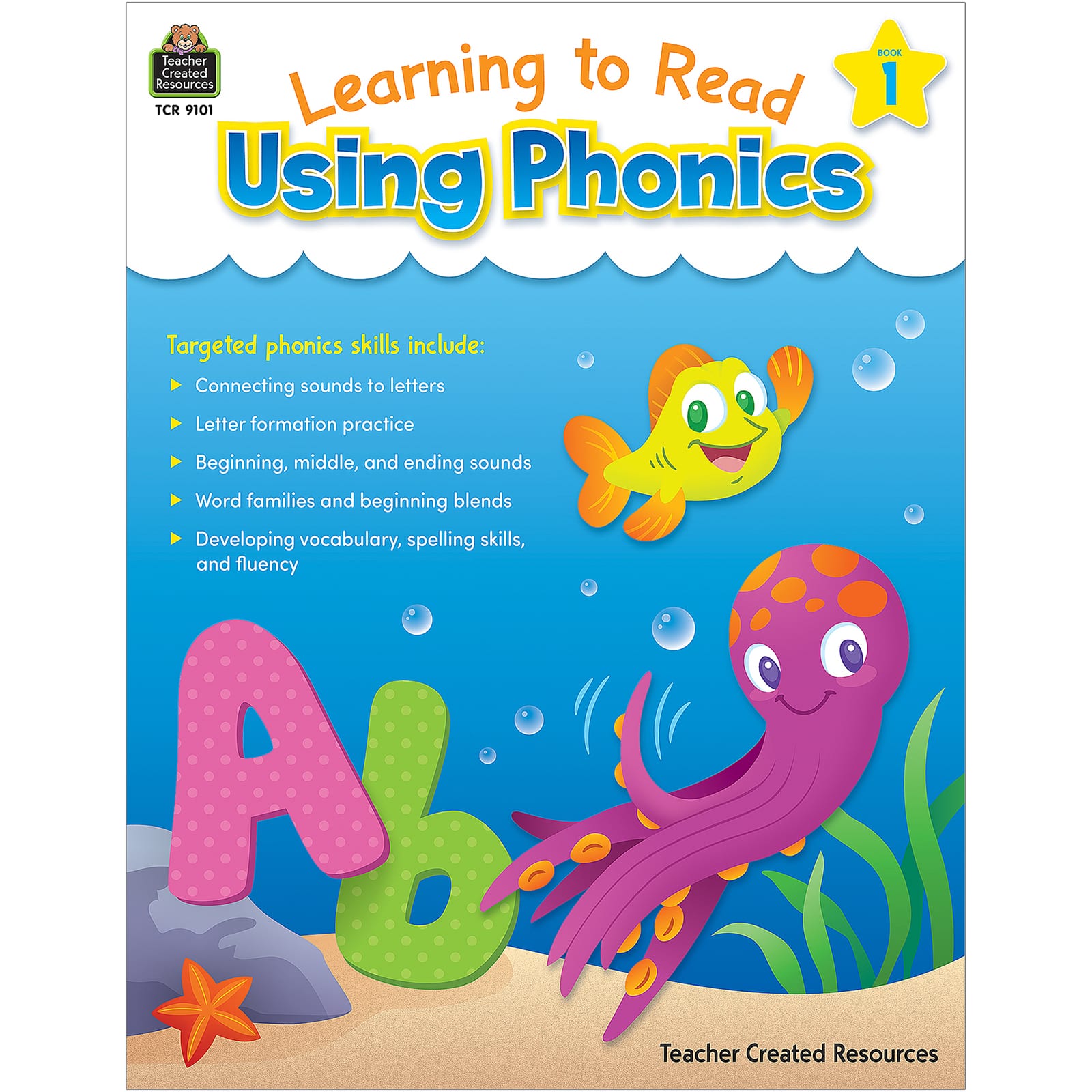 Teacher Created Resources Learning To Read Using PHONICS Book 1 (Level A)