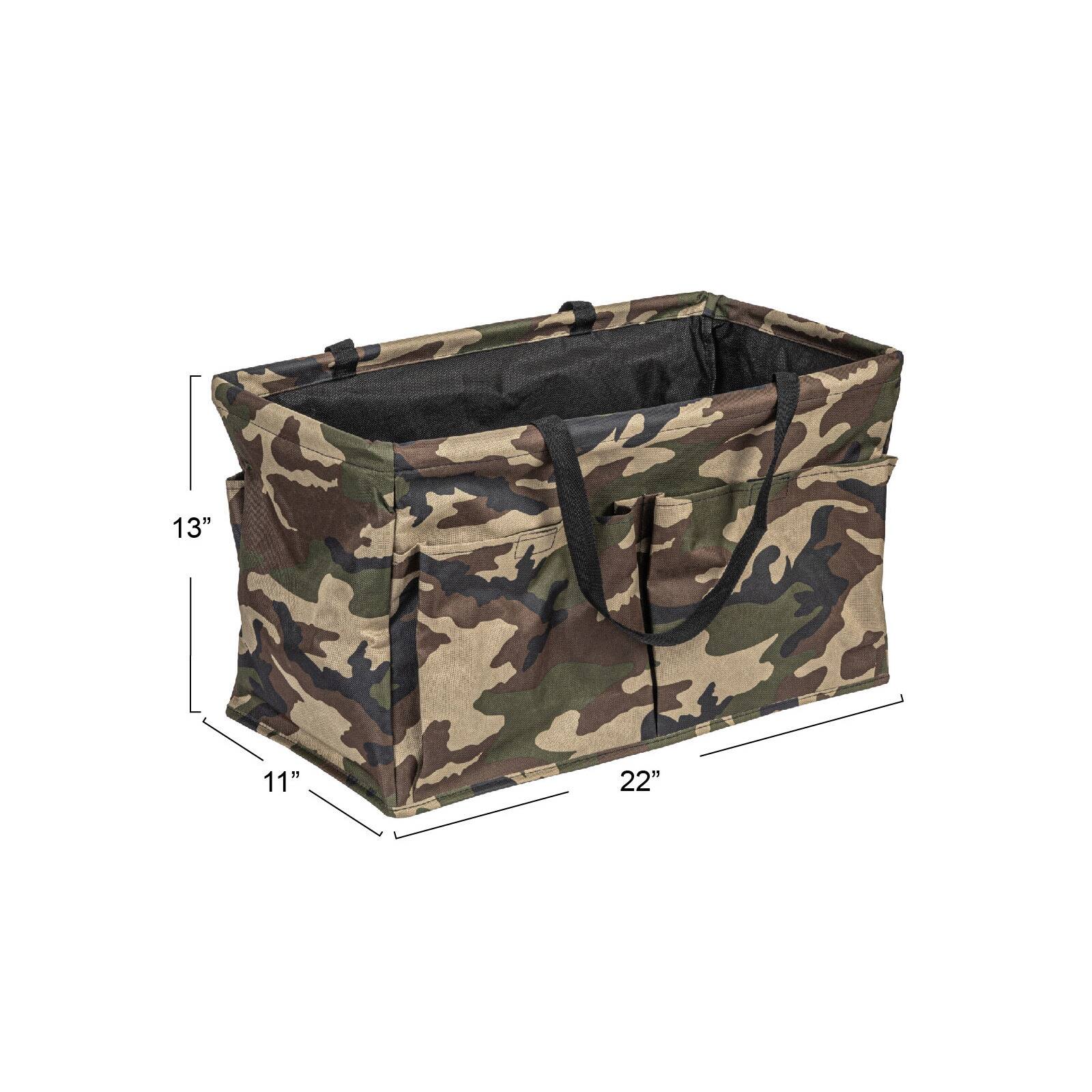 Household Essentials Large-Capacity Krush Utility Tote with 4 Exterior Pockets