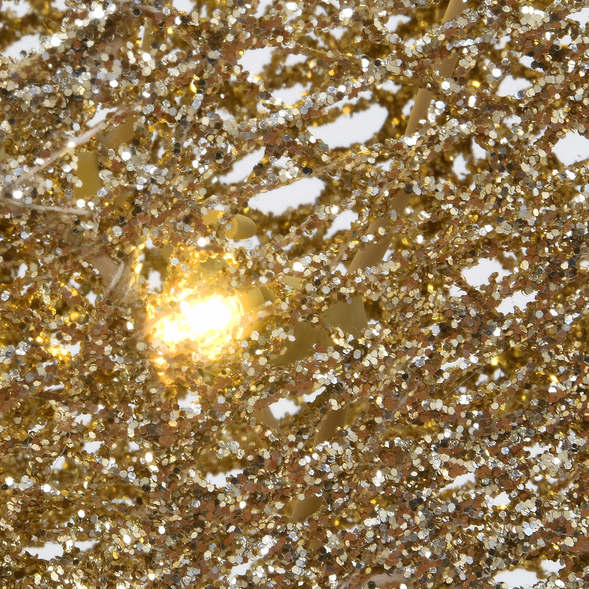 34" Santa & Reindeer Pulling Sleigh, Clear Lights