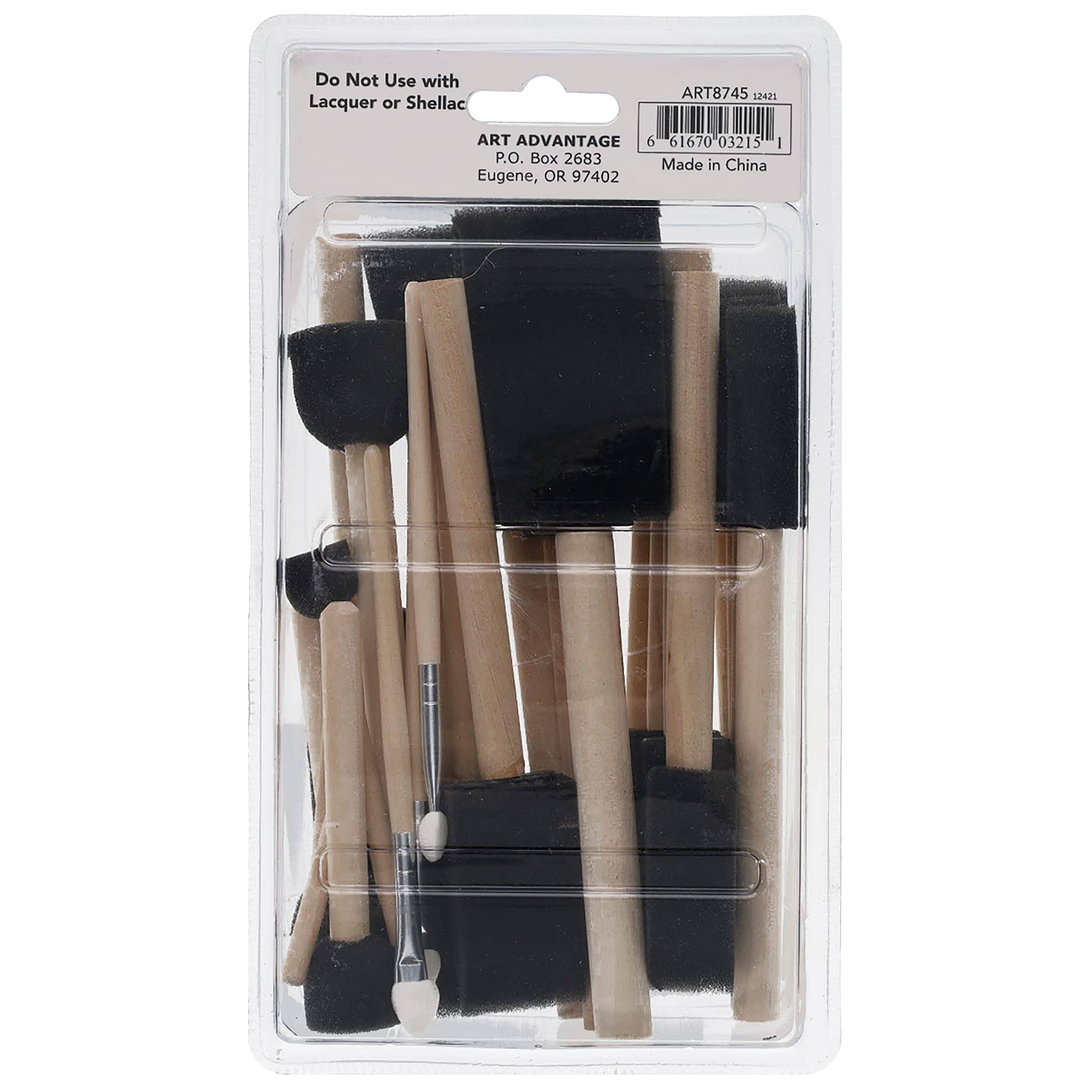 Art Advantage&#xAE; Assorted Foam Brushes, 25ct.