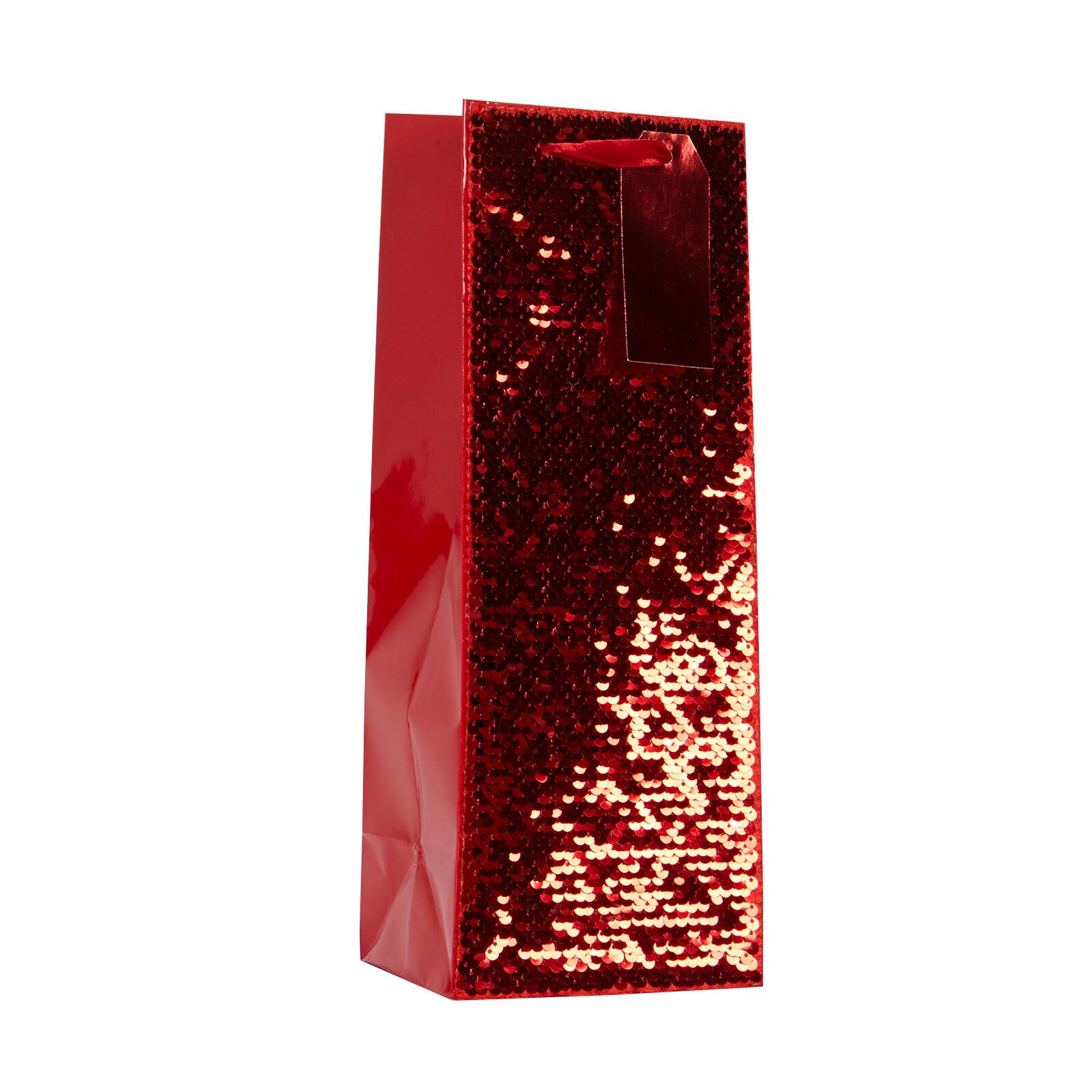 sequin wine bag