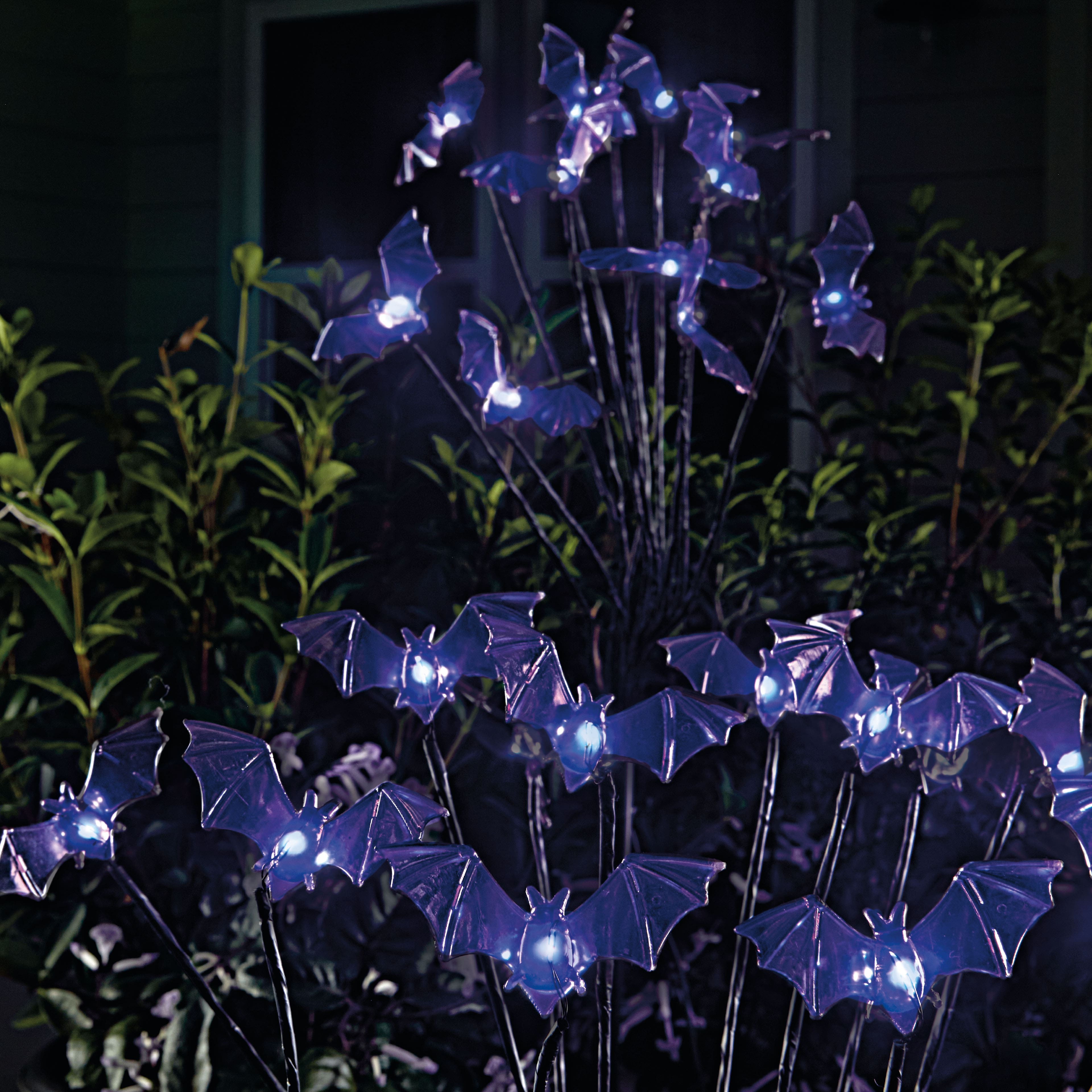 24&#x22; Purple Bat Icon LED Stake Lights by Ashland&#xAE;