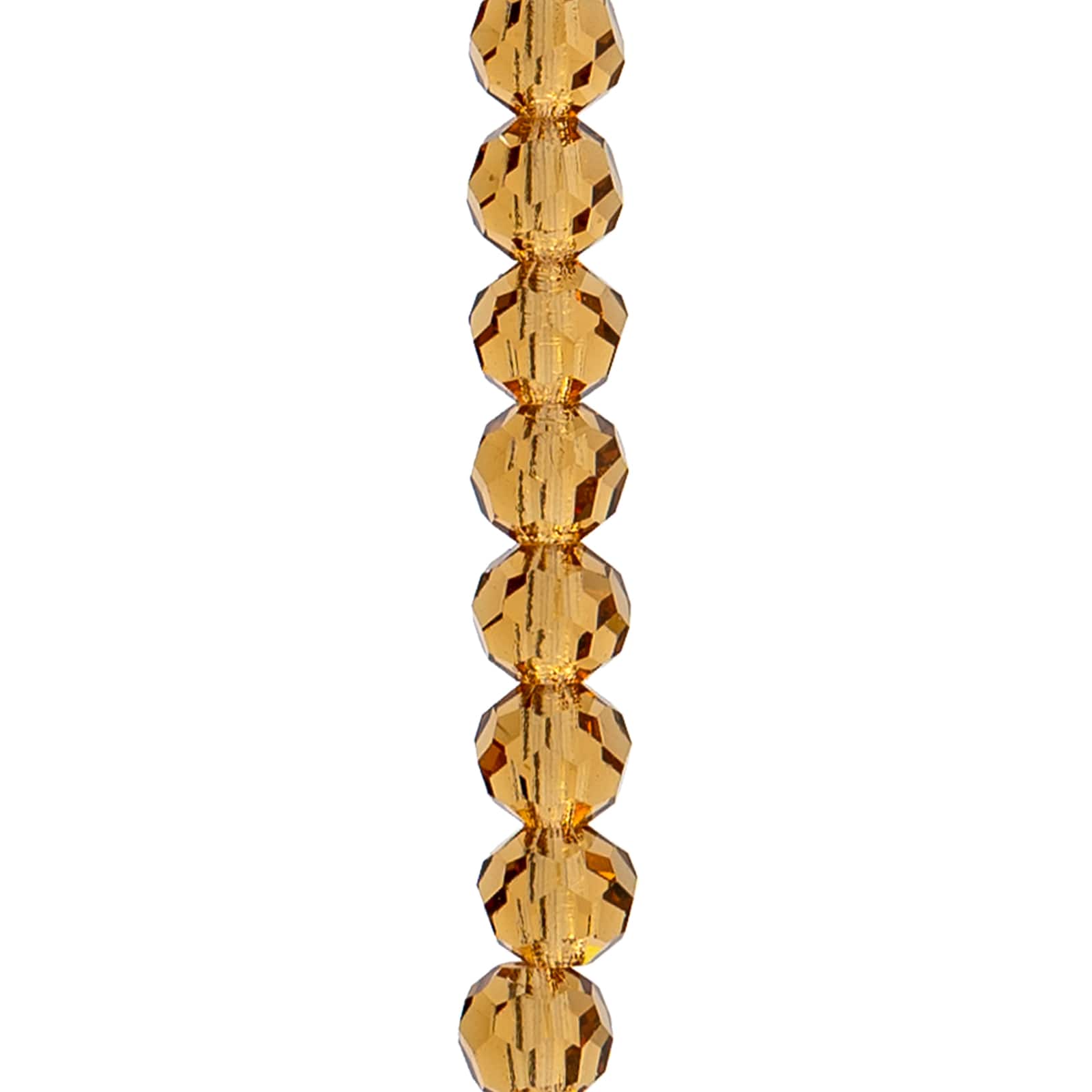 Preciosa Glass Crystal Round Beads, 4mm by Bead Landing&#x2122;