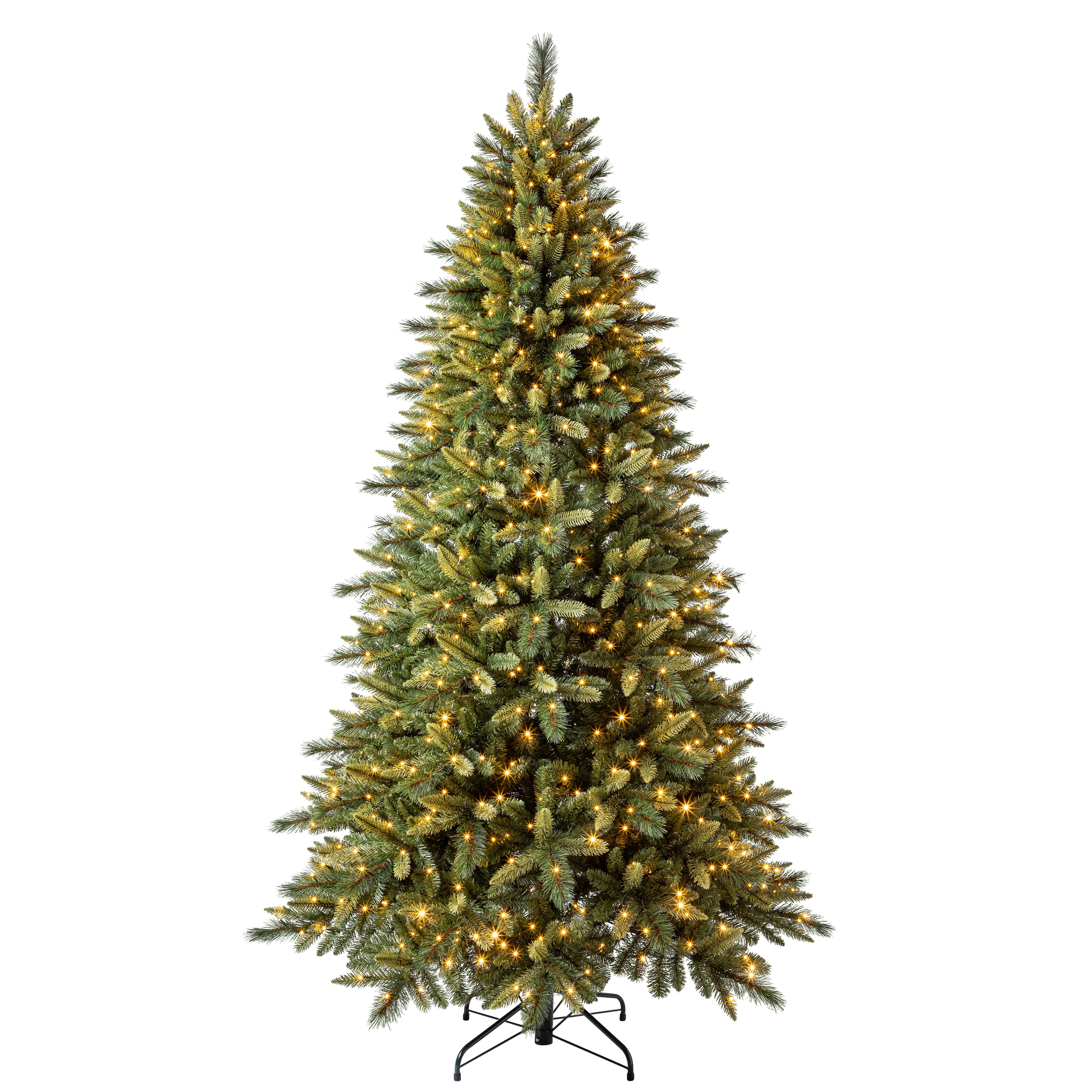 7.5ft. Pre-Lit Glendale Spruce Artificial Christmas Tree, LumaDazzle&#x2122; Color Changing LED Lights by Ashland&#xAE;