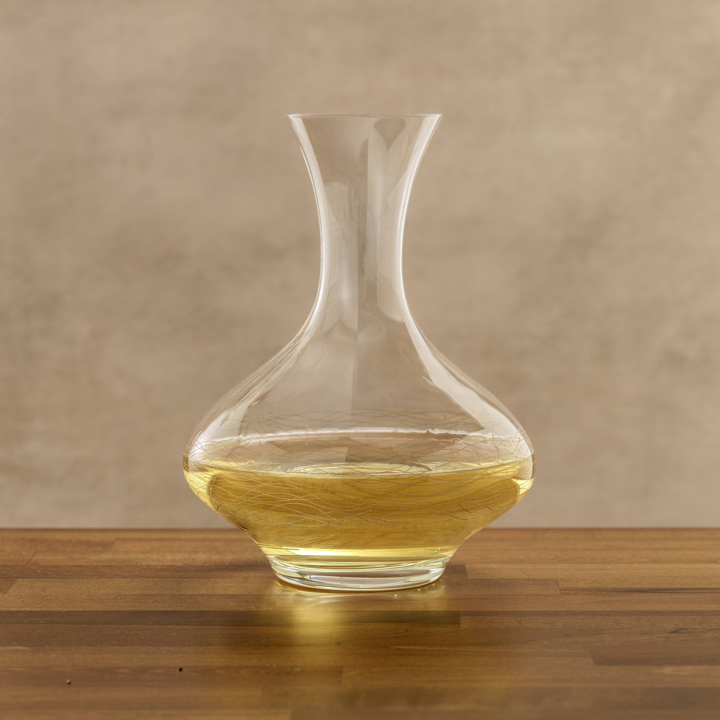 JoyJolt® Golden Royale 50oz. Crystal Wine Decanter