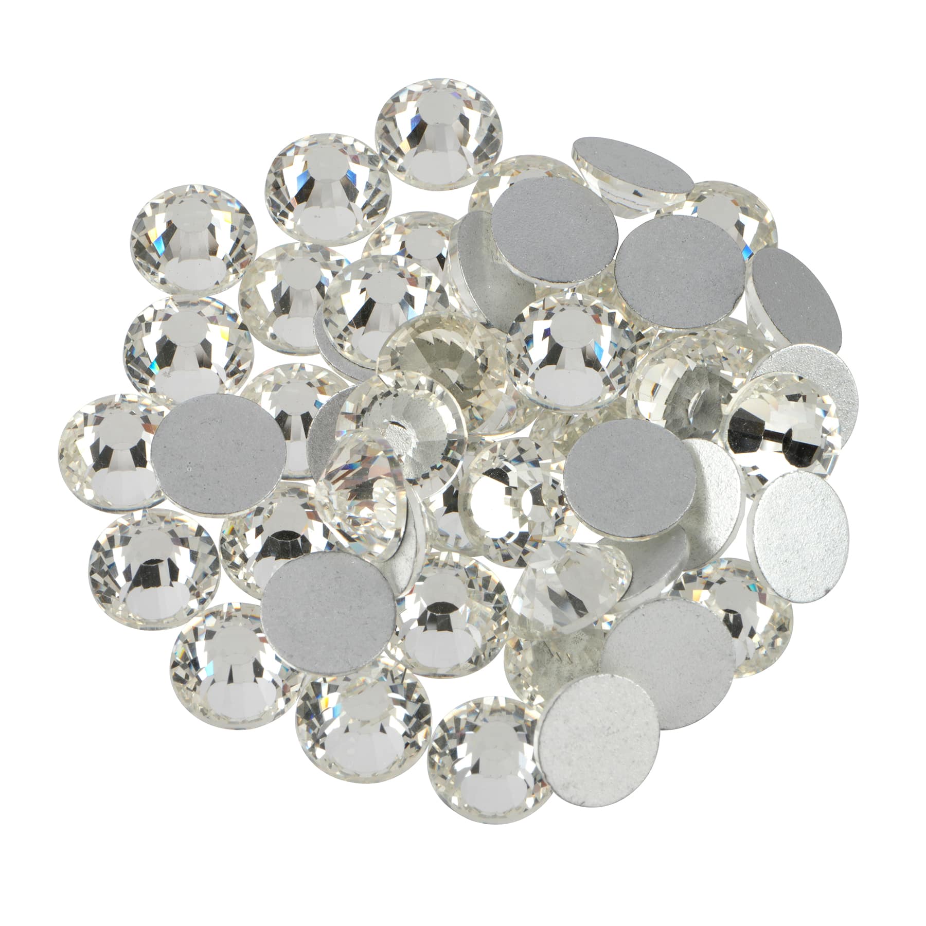 SS38 Clear Round Flatback Glass Rhinestones, 432ct. by Bead Landing&#x2122;