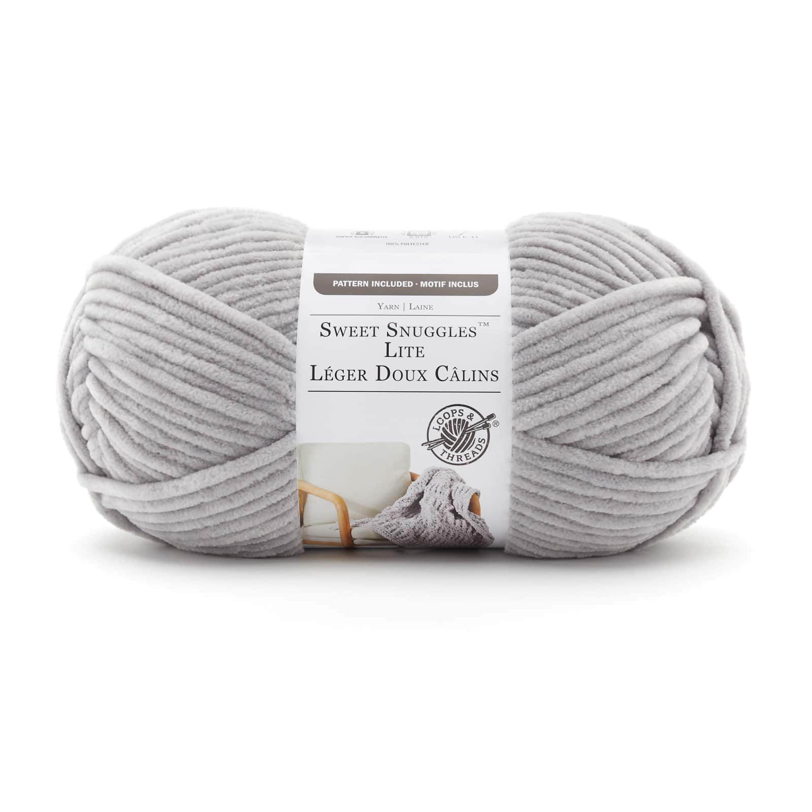 Sweet Snuggles? Lite Yarn by Loops & Threads� in Gray | 8.8 | Michaels�