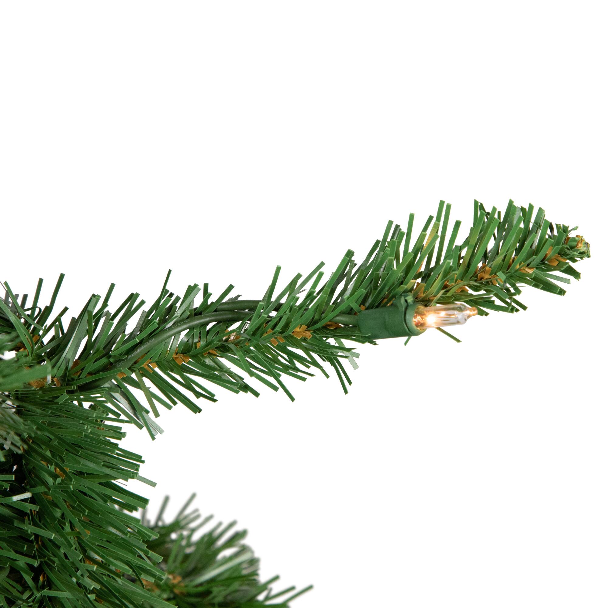 6.5ft. Pre-Lit White River Fir Artificial Christmas Tree, Clear Lights