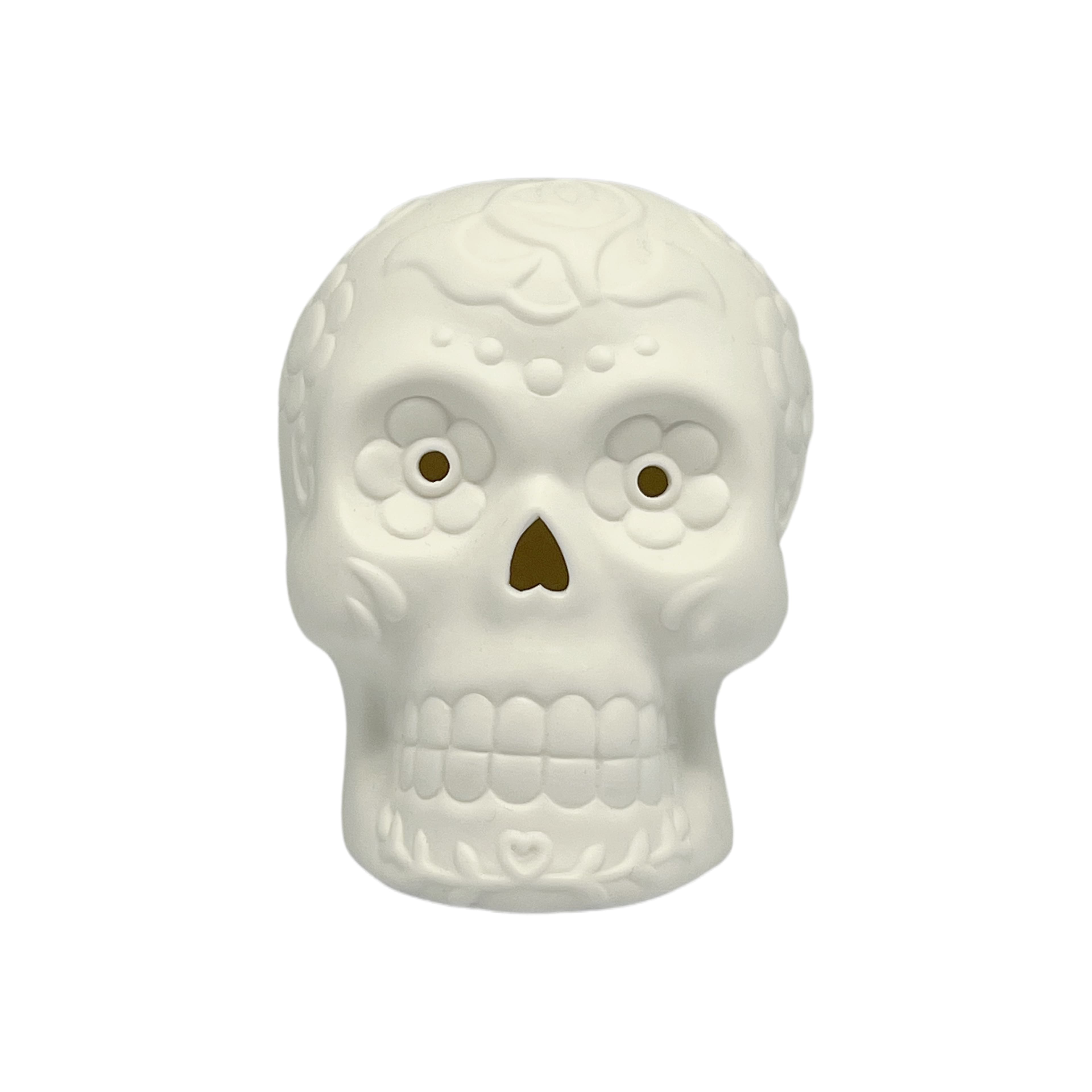 4.5&#x22; DIY LED Sugar Skull Ceramic D&#xE9;cor by Ashland&#xAE;