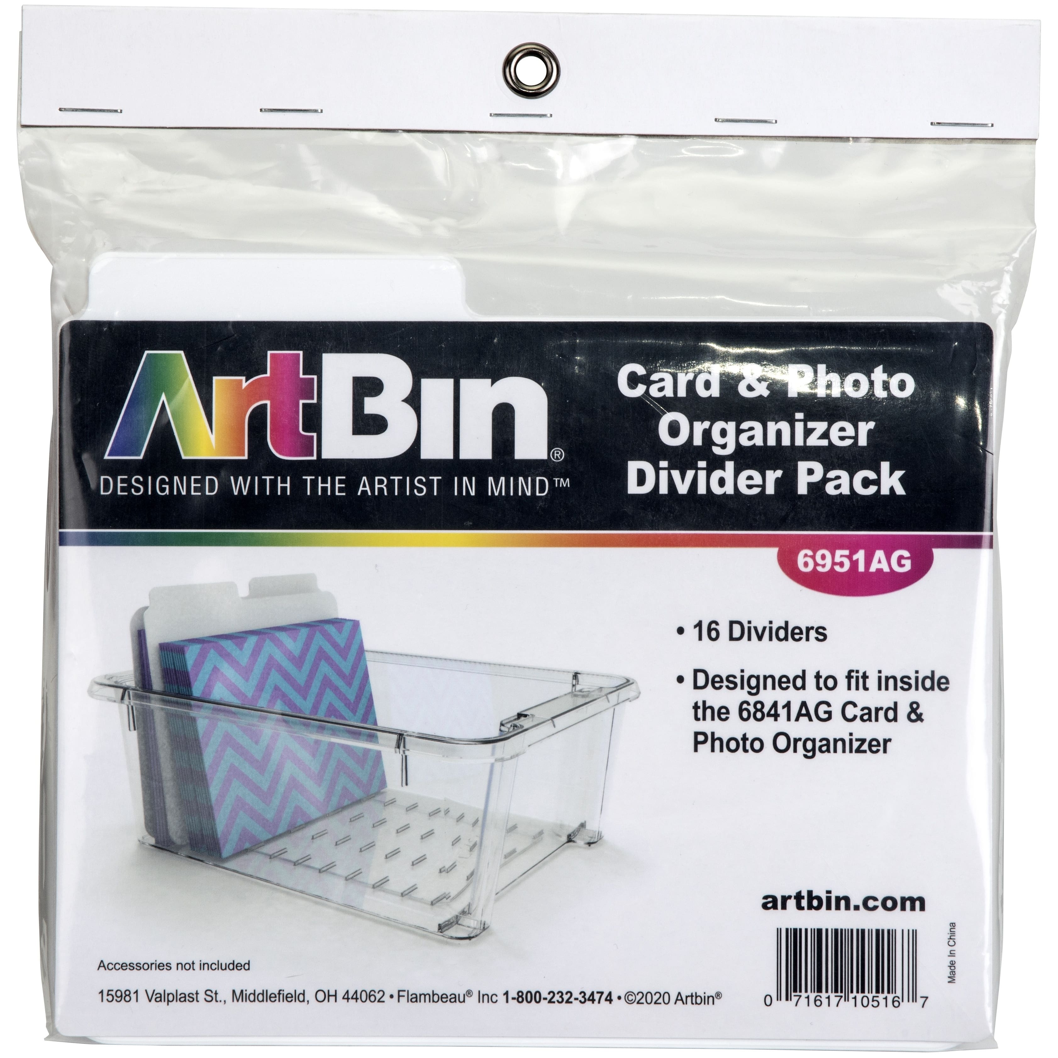 Artbin Card & Photo Organizer Divider Pack