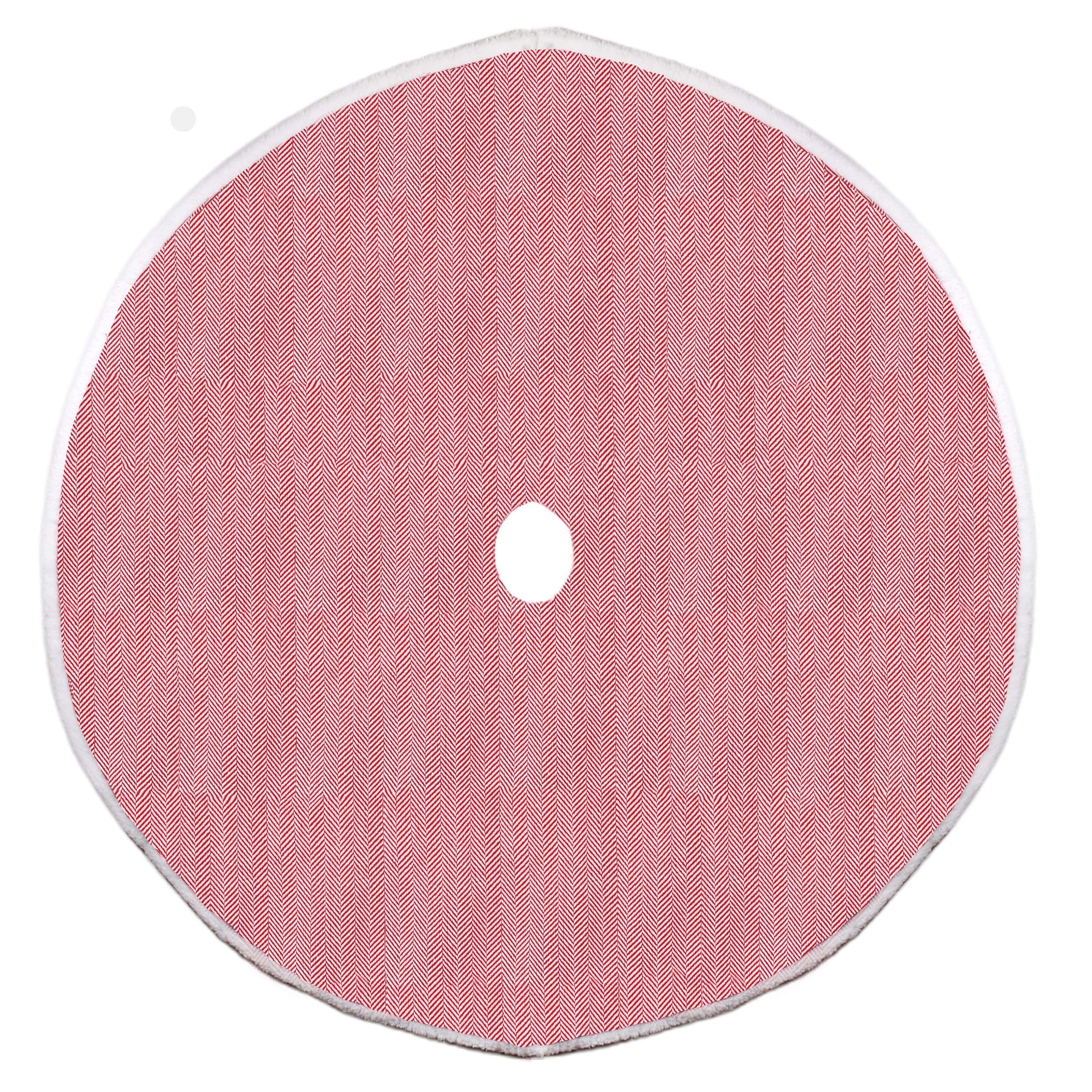 4ft. Red Herringbone Tree Skirt by Ashland®