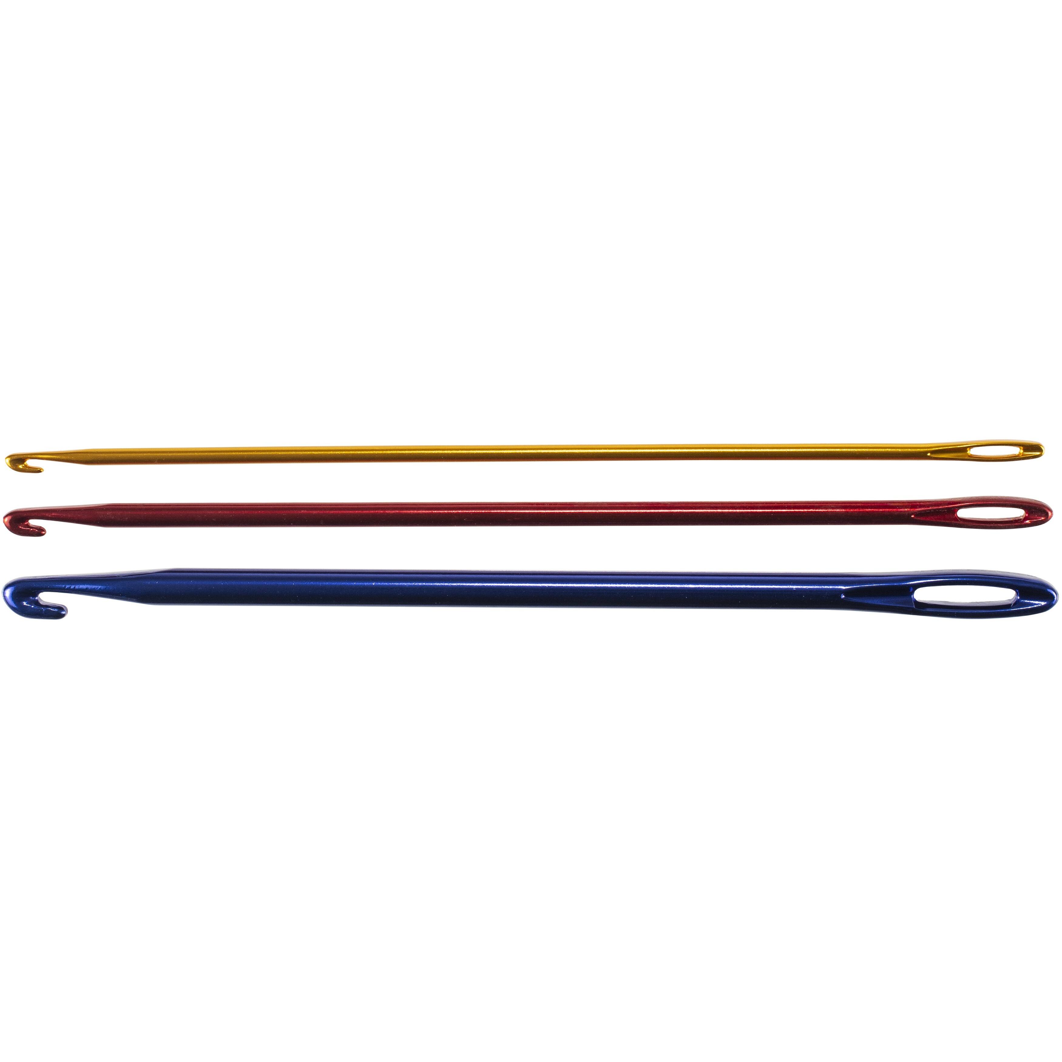 Lacis 6.5'' Locker/Knooking Aluminum Needle Set