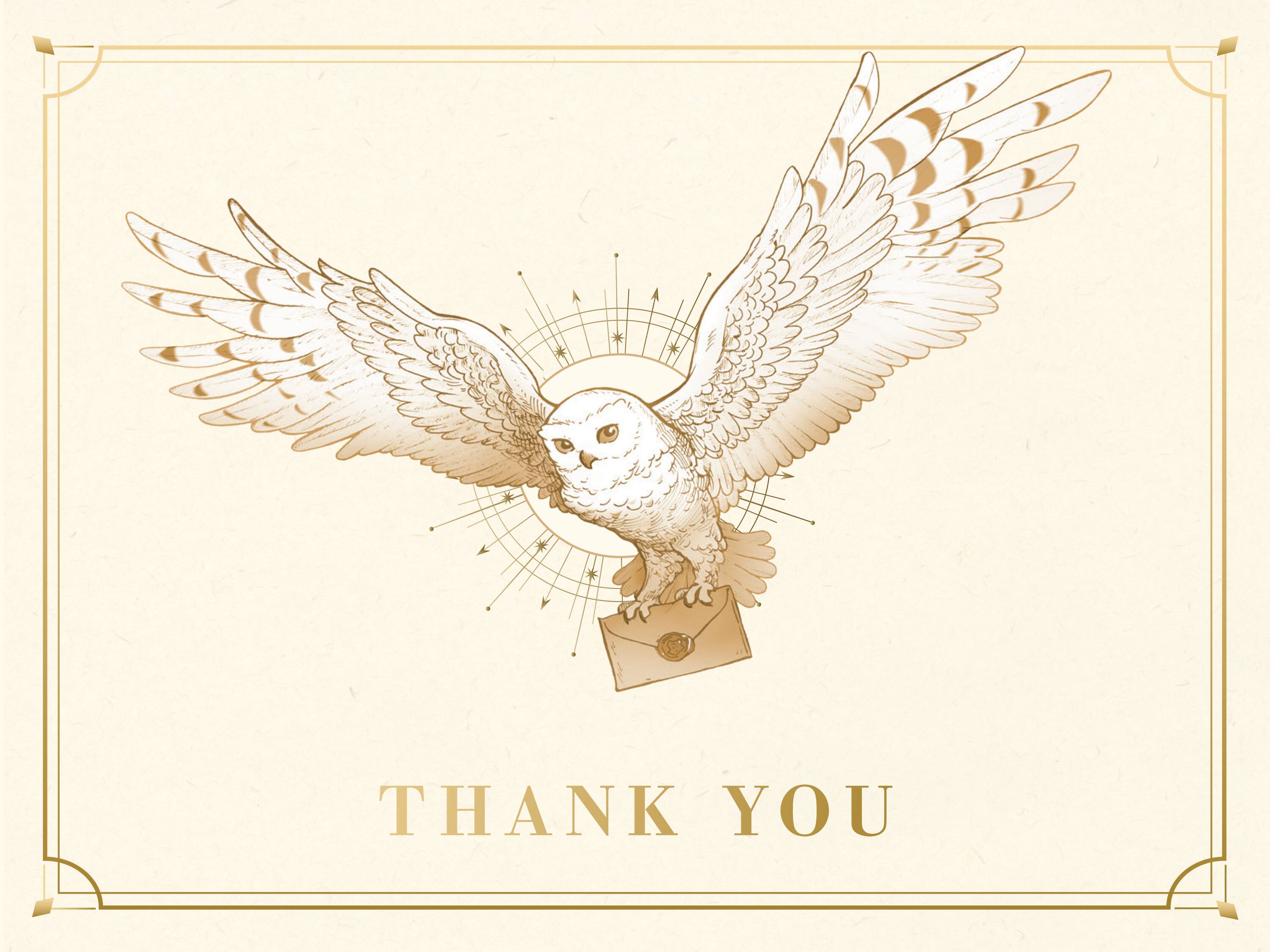 Harry Potter™ Hogwarts™ Thank You Boxed Cards