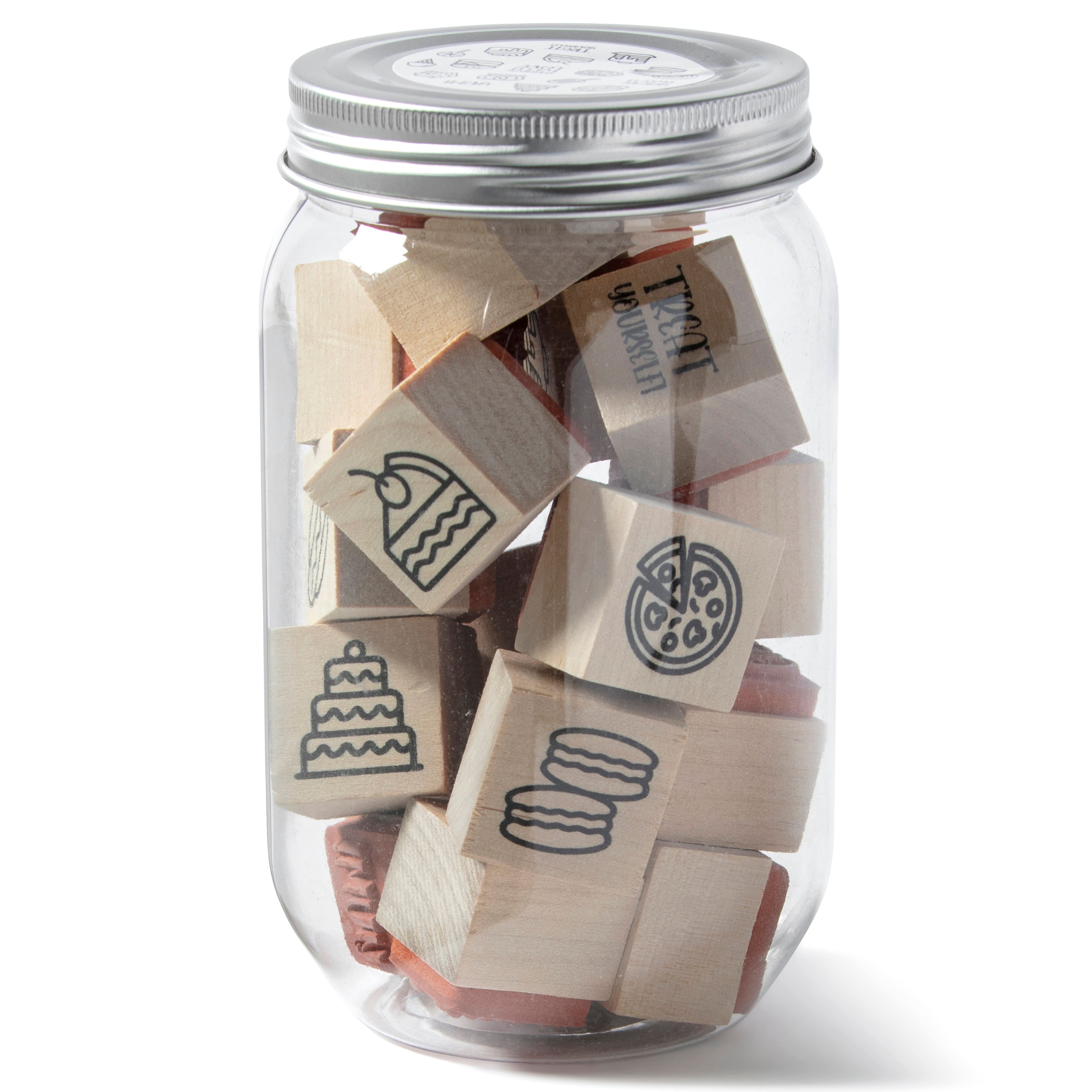 6 Pack: Sweet Jar of Wood Stamps by Recollections™