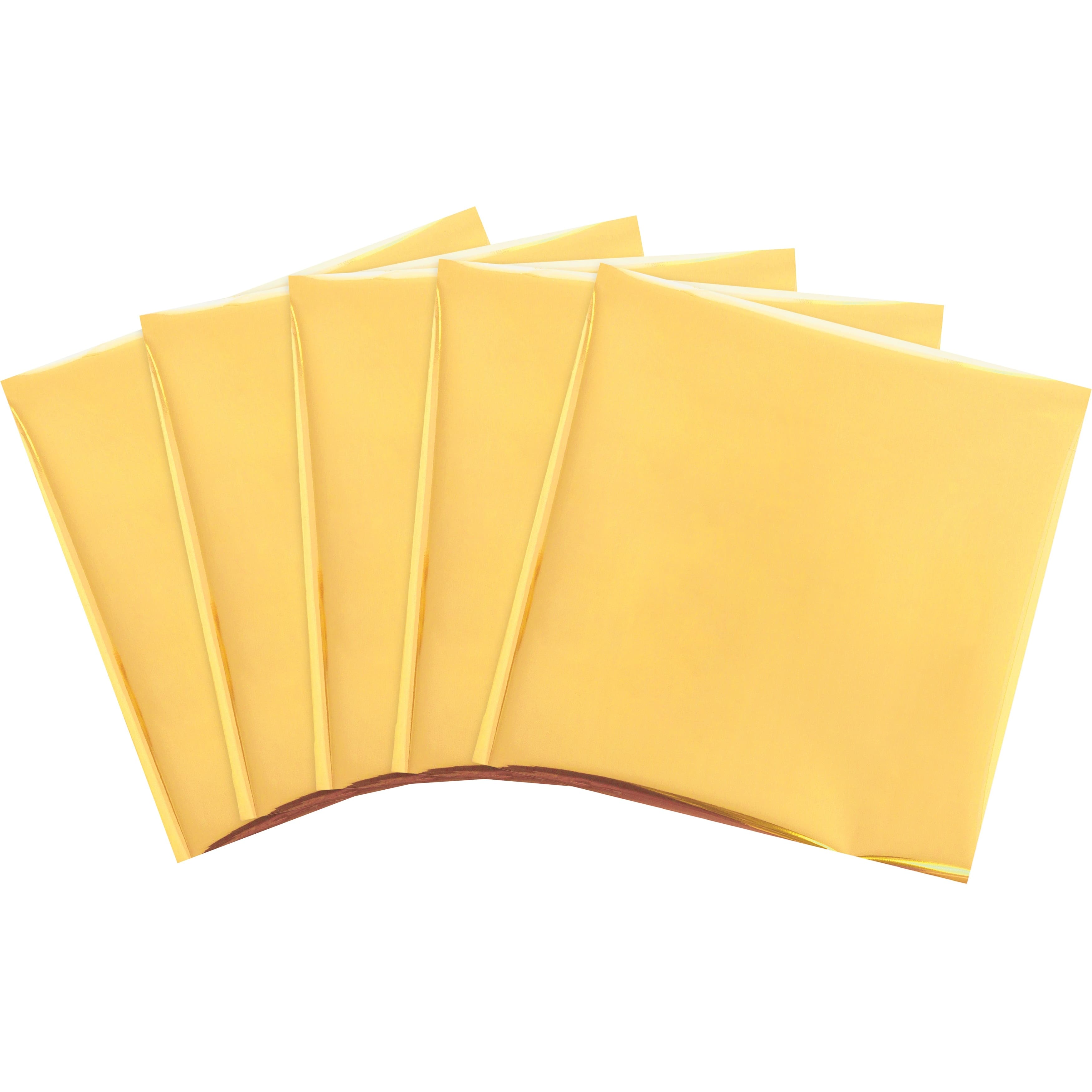 We R Memory Keepers&#xAE; 12&#x22; x 12&#x22; Gold Finch Foil Quill Foil Sheets, 15ct.