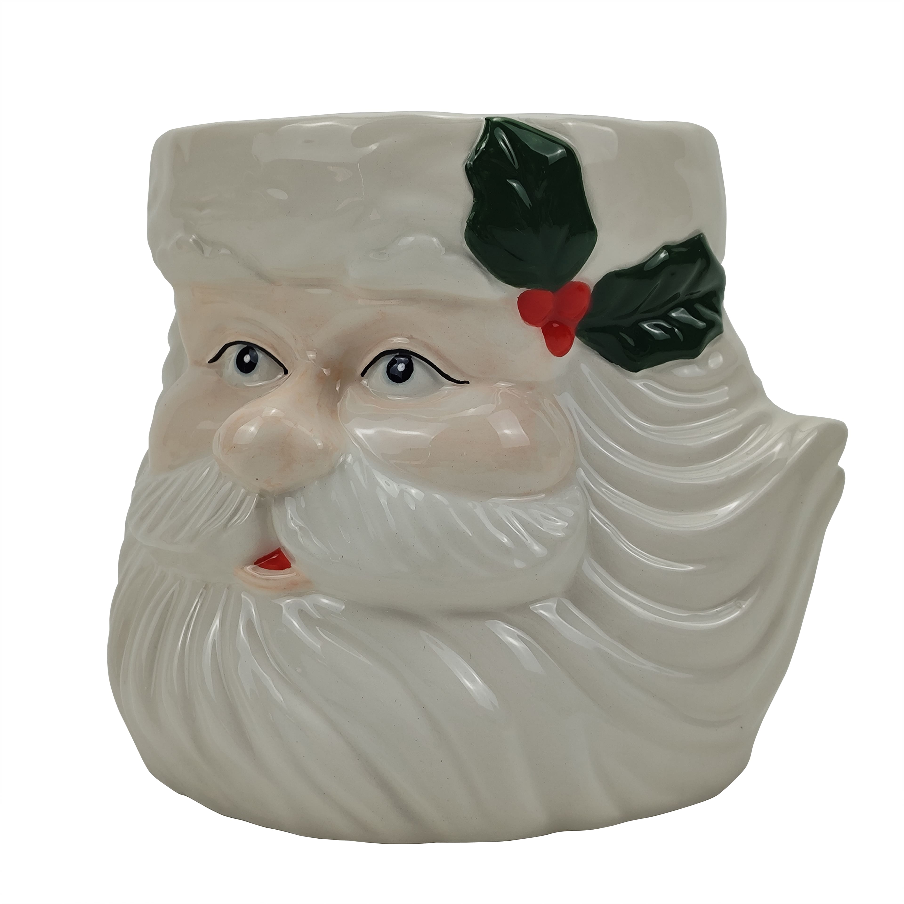 6.6&#x22; Santa Ceramic Container by Ashland&#xAE;