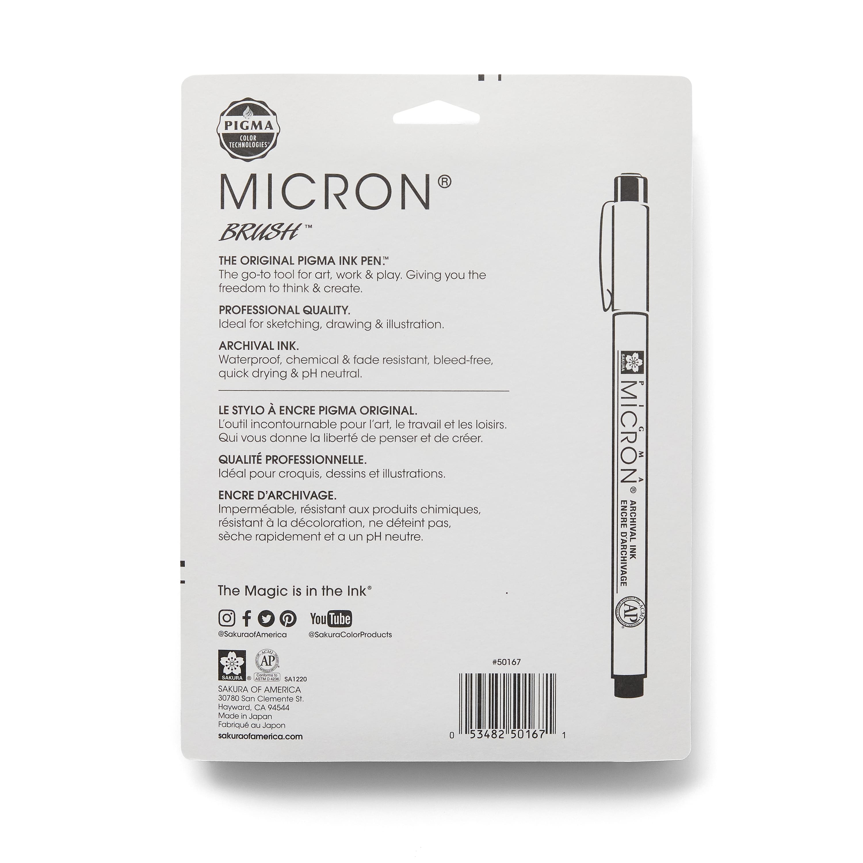 Micron&#xAE; Brush&#x2122; Gray Pen Set