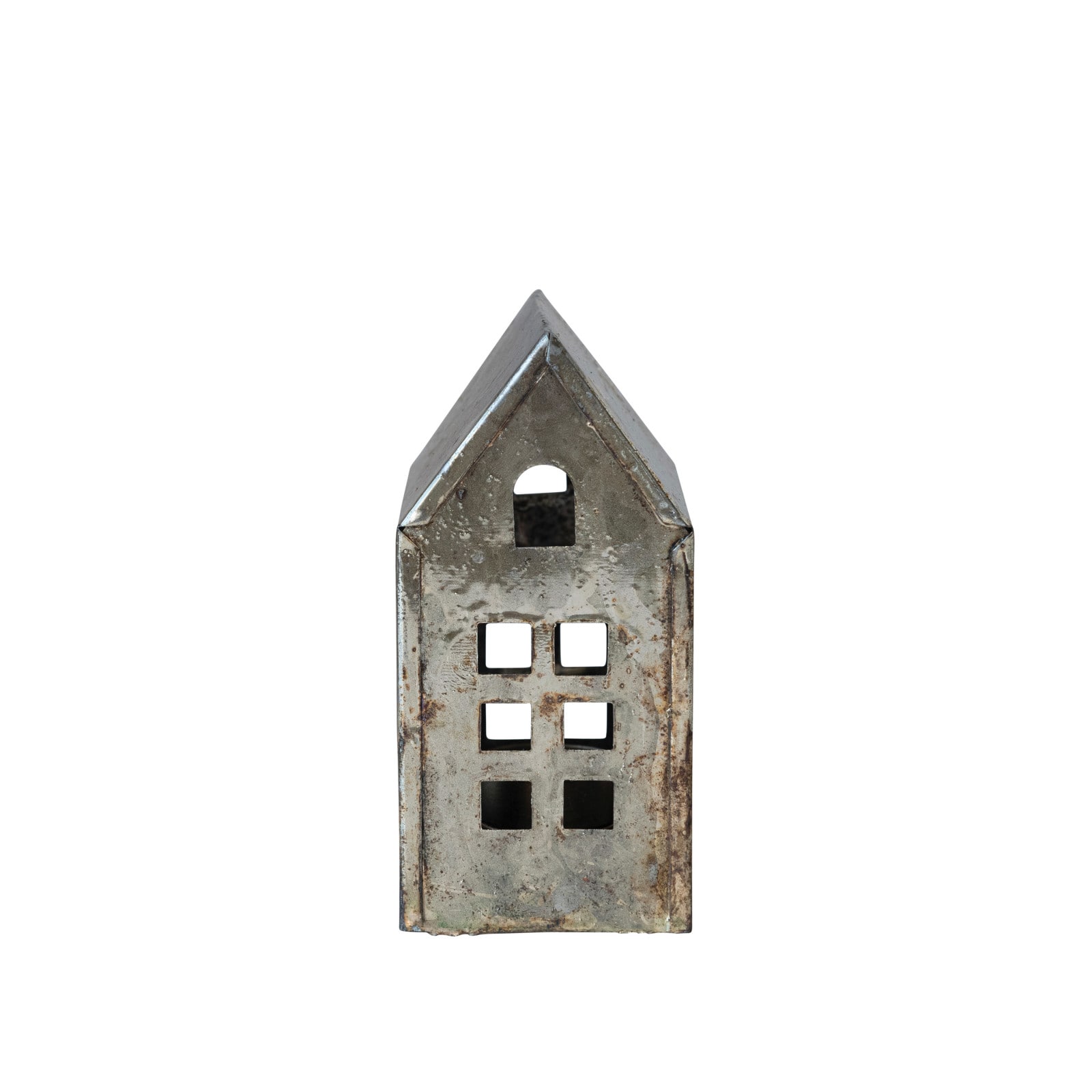 Hello Honey® 6.25" Antique Pewter Finish Metal House