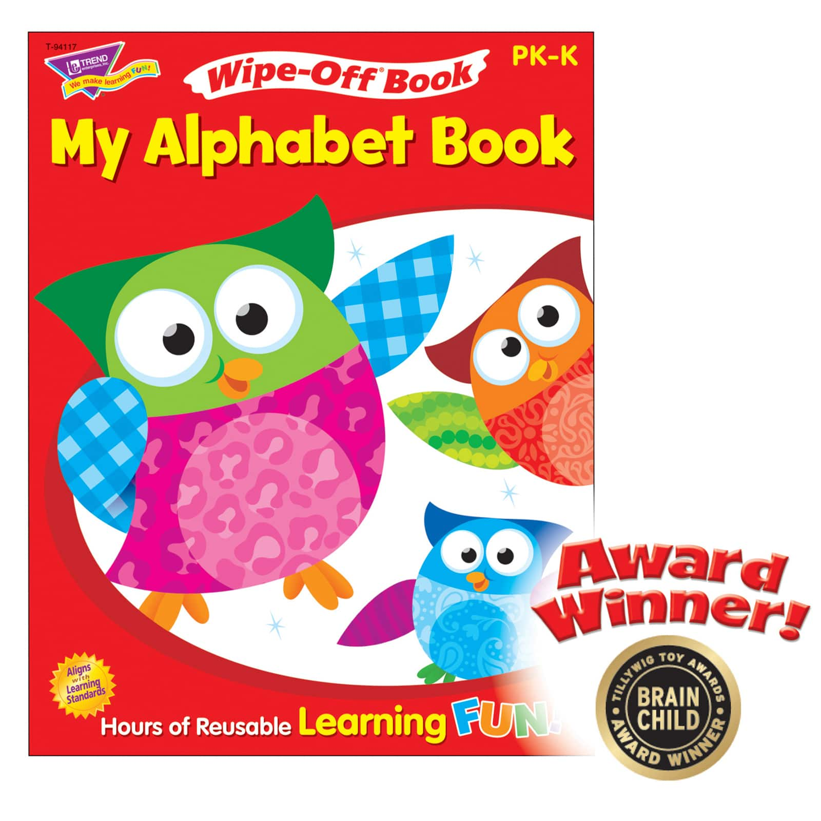 Find The My Alphabet Book Owl-Stars! Wipe-Off Book, Set Of 6 At Michaels