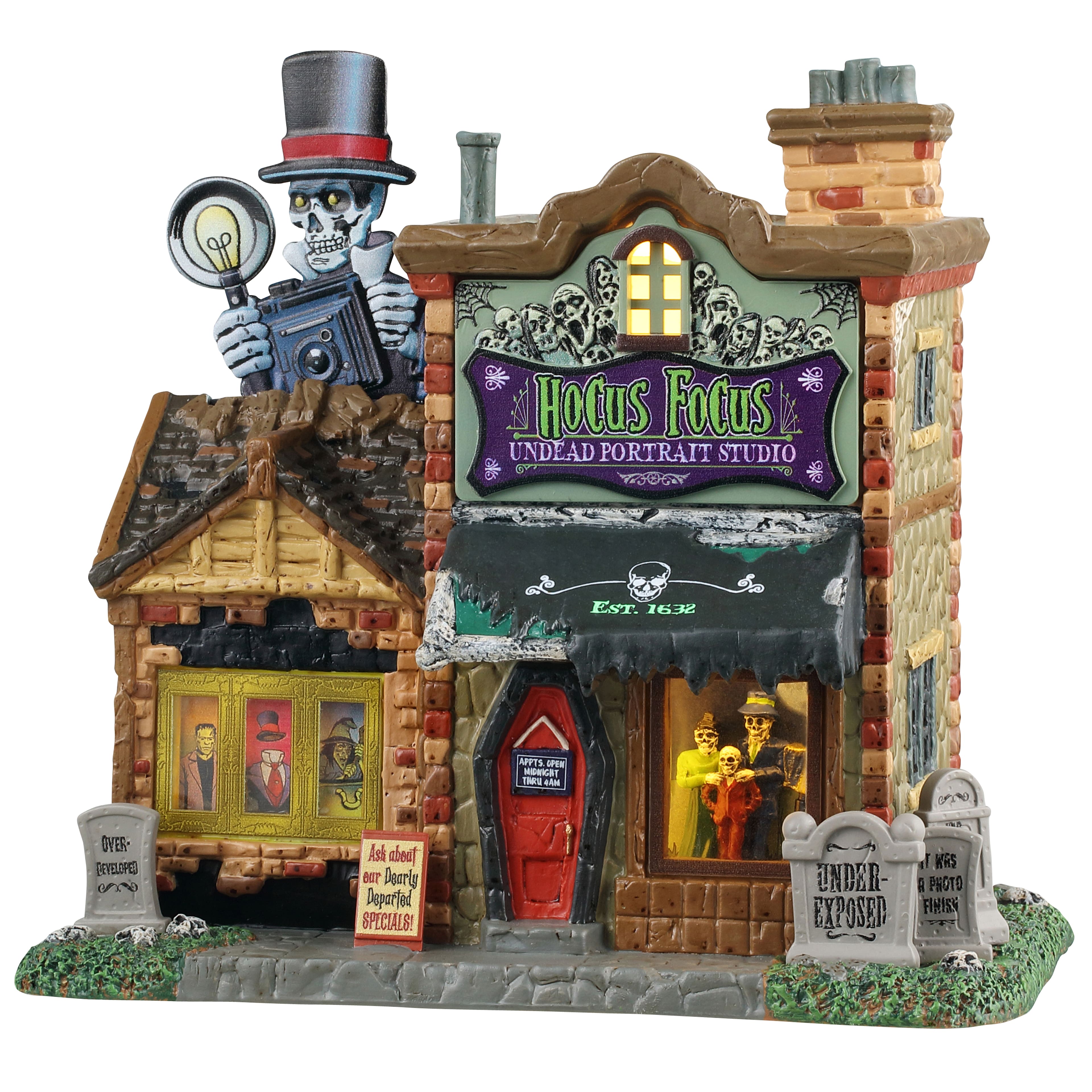 Lemax® Spooky Town® Hocus Focus Undead Portrait Studio