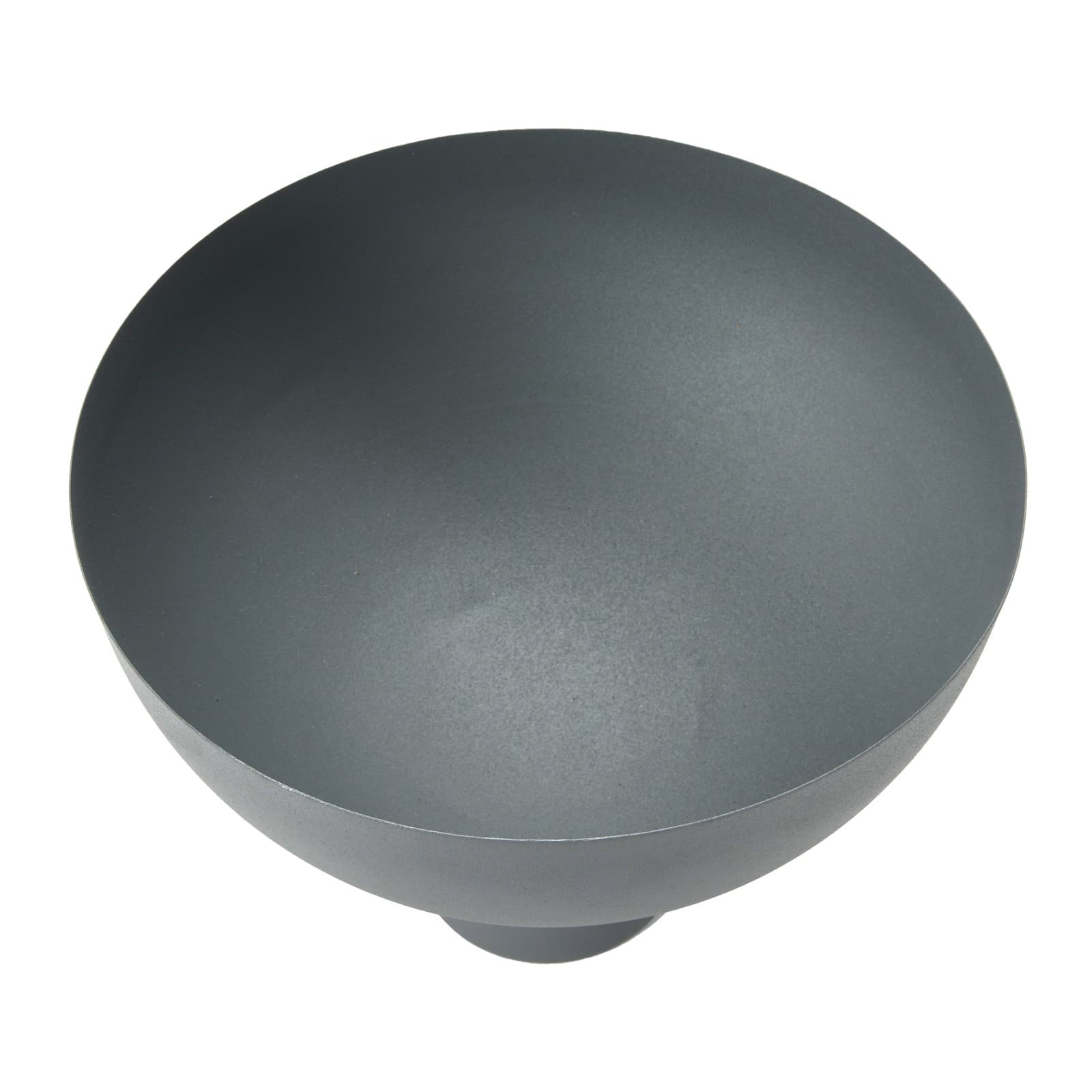 Hello Honey&#xAE; 12&#x22; Gray Decorative Metal Footed Bowl