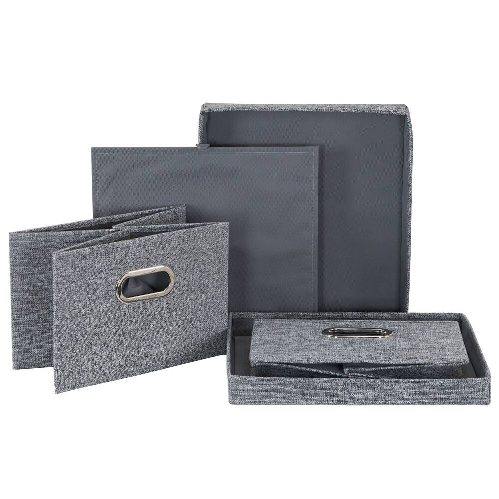 Household Essentials Storage Bins with Lids, 2ct.