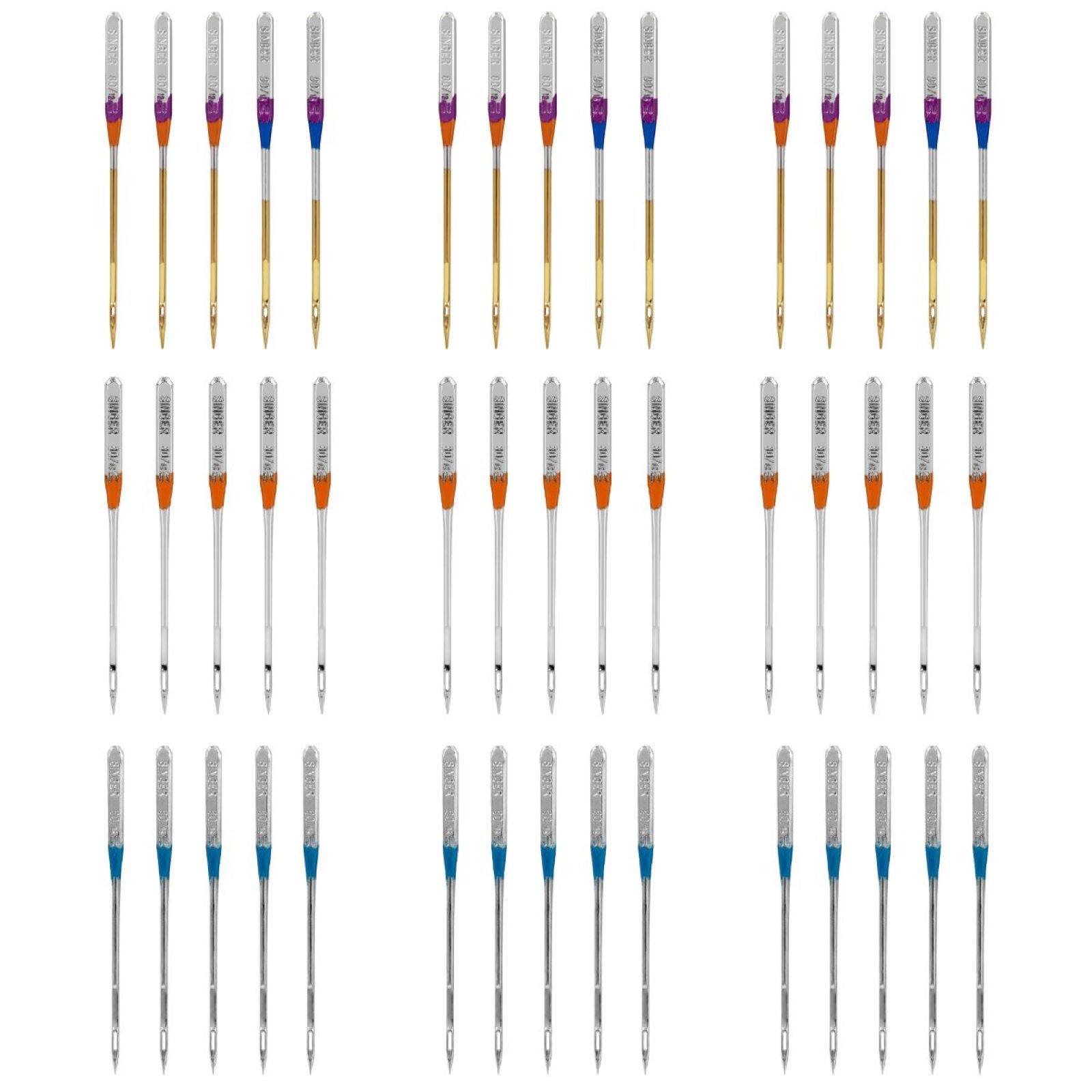 SINGER® Titanium & Standard Quilting Sewing Machine Needles, 45ct.