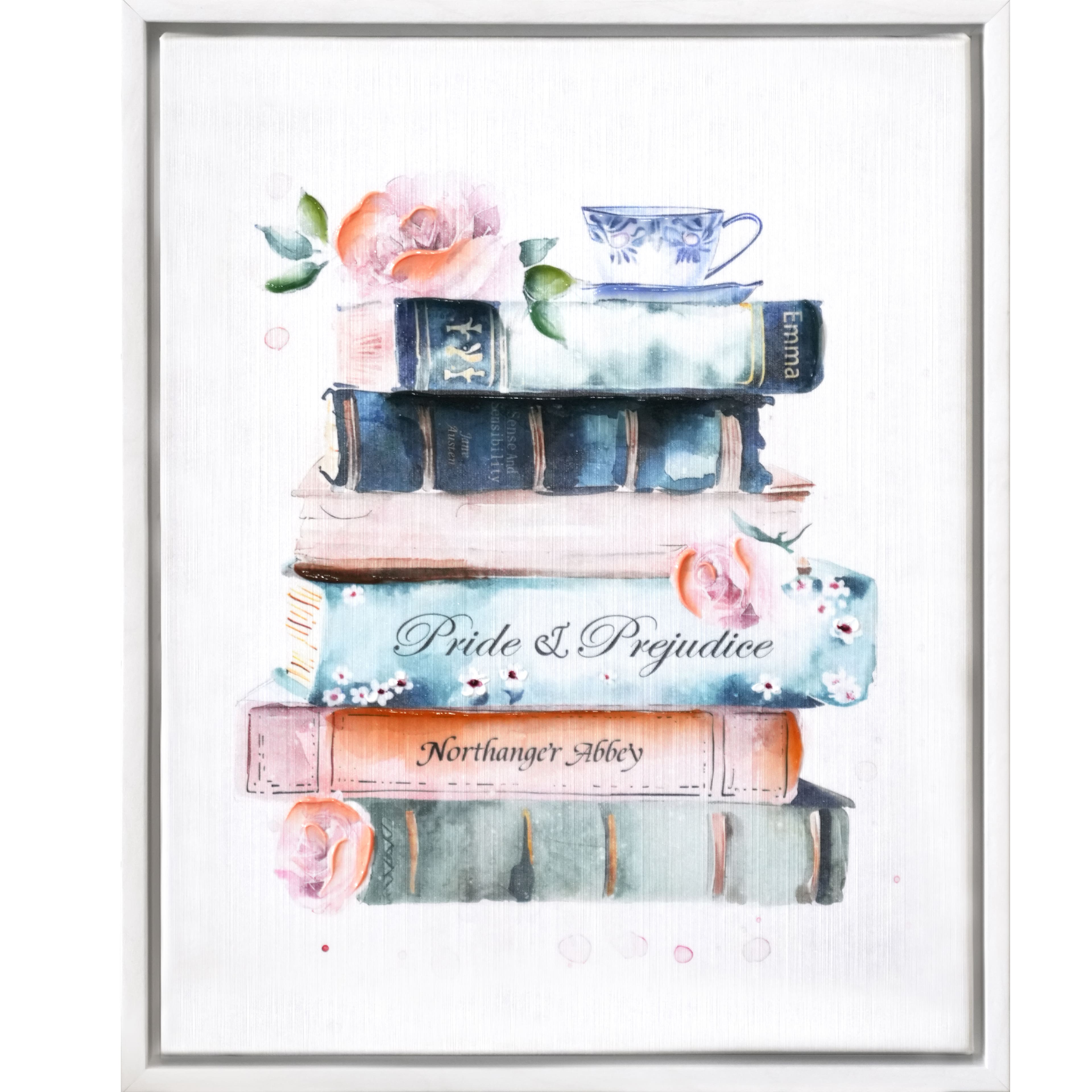 12&#x22; x 15&#x22; Classic Romantic Literature Wall Art in White Frame by Ashland&#xAE;
