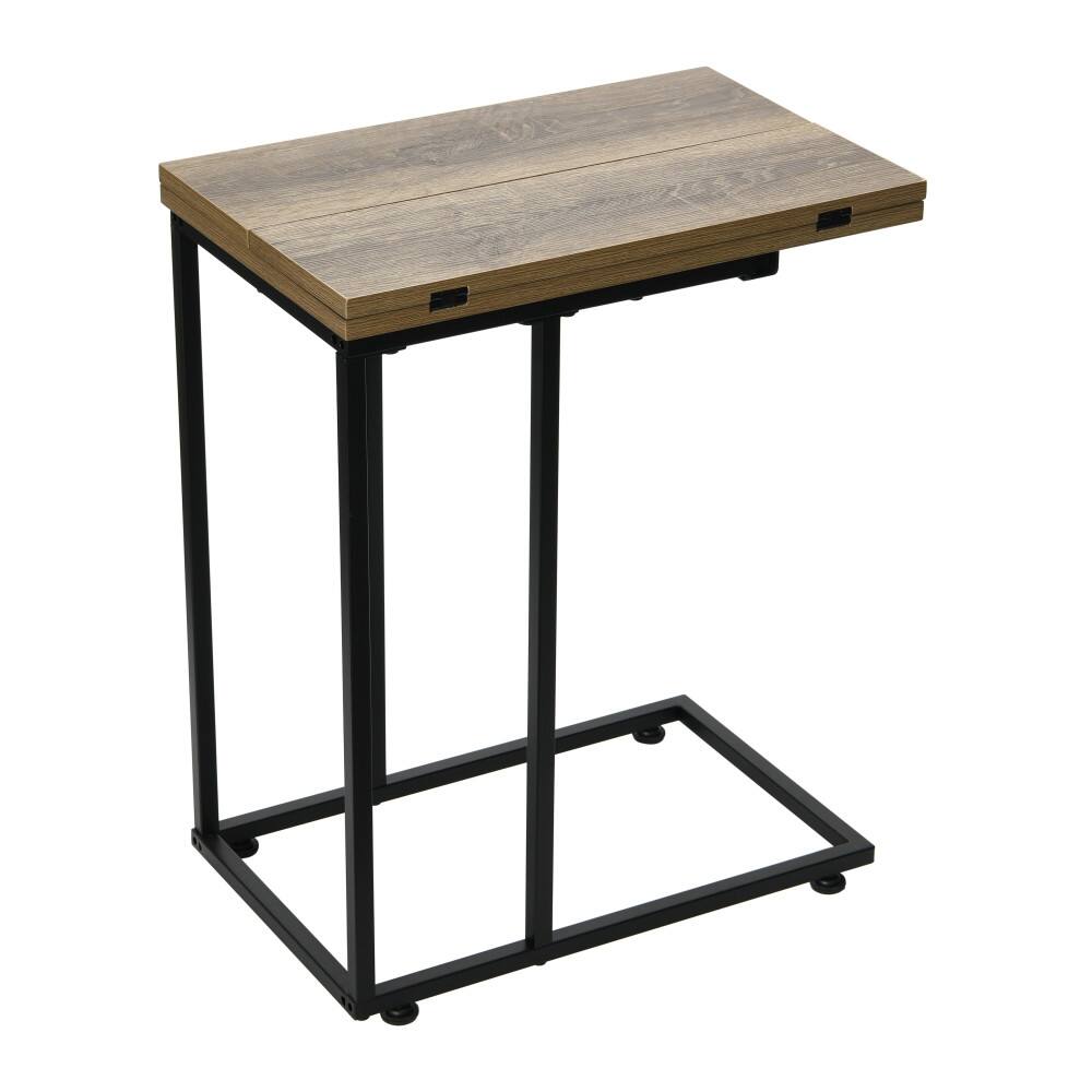 Household Essentials Jamestown Extendable C-Shaped End Table