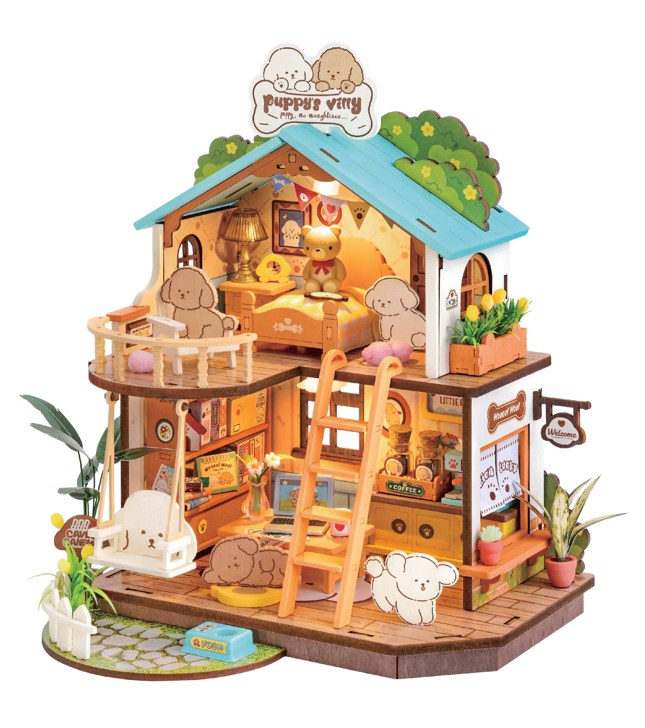 Rolife® Puppy's Cozy Villa DIY Miniature House Kit | Michaels