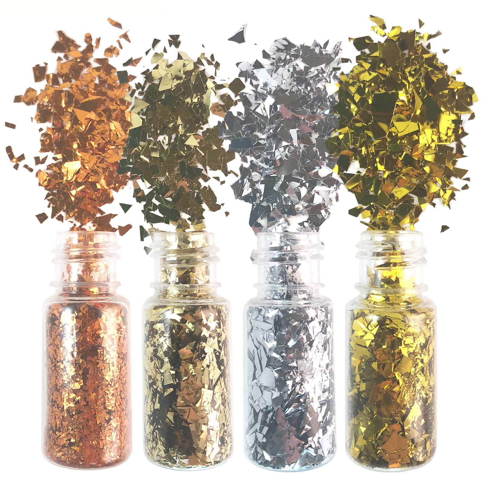 6 Pack: Blue Moon Studio™ UV Resin Craft Metallic Glitter Flakes Set