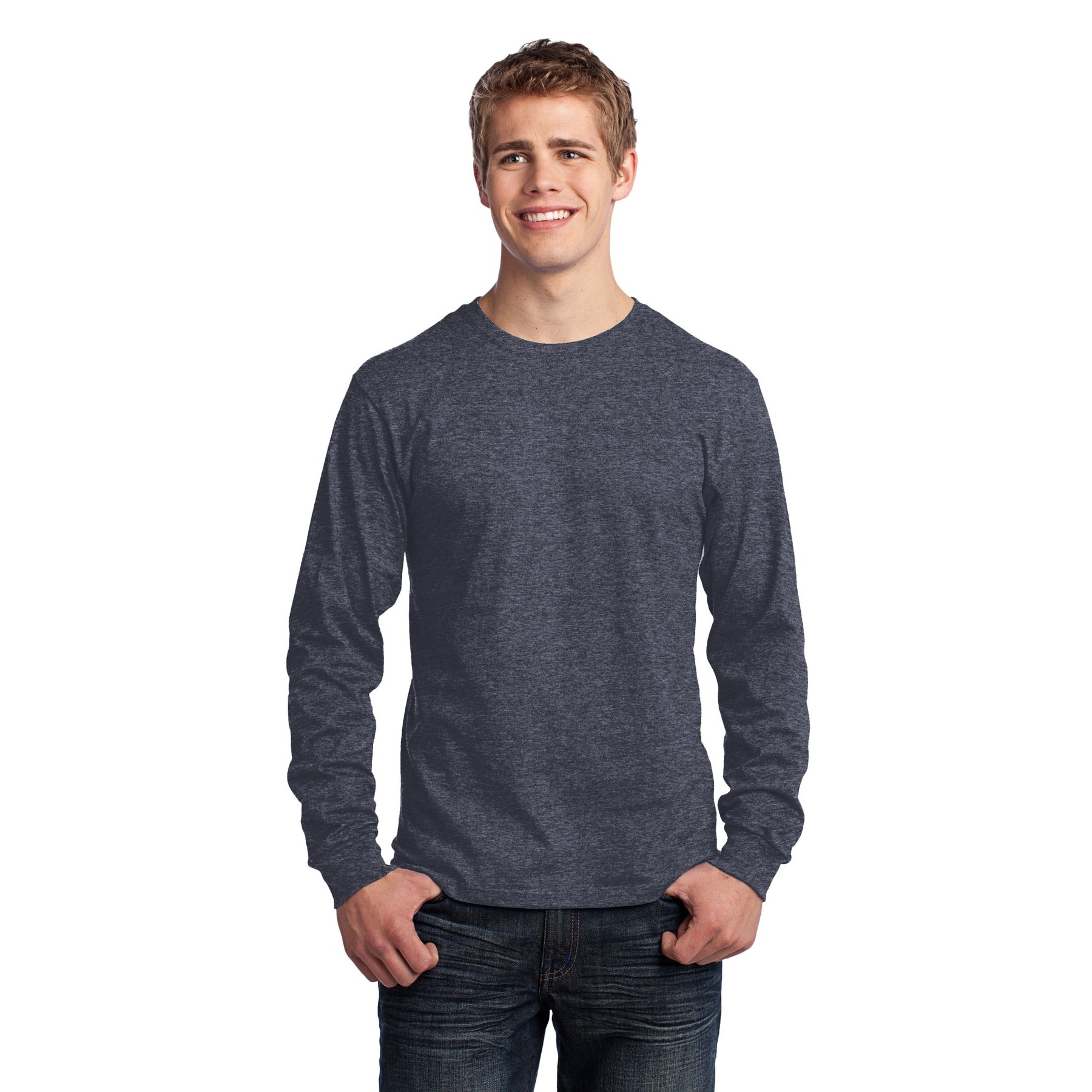 Port & Company® Long Sleeve Adult Core Cotton T-Shirt