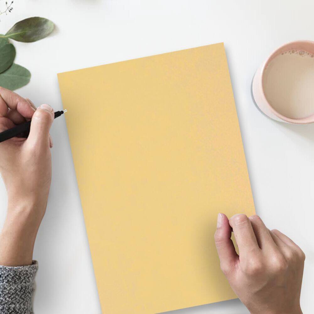 JAM Paper Antique Gold 8.5" x 14" Legal Parchment Cardstock, 50 Sheets