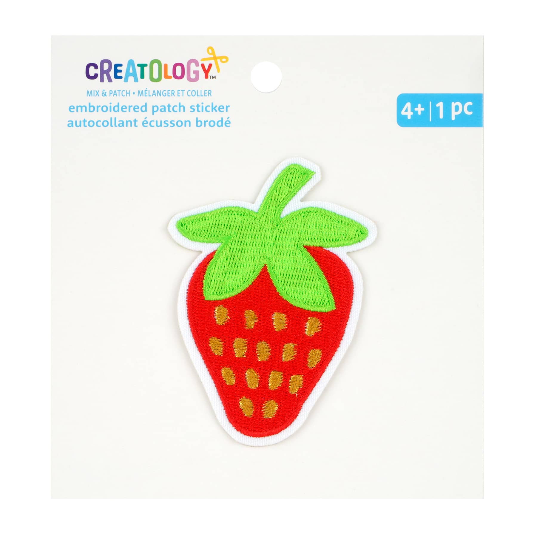 Strawberry Embroidered Patch Sticker by Creatology&#x2122;