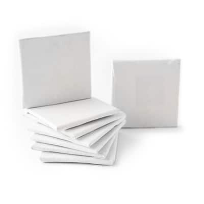 Artist's Loft® Necessities™ Mini Canvas Panels 8 Pack, 2"" x 2"" image