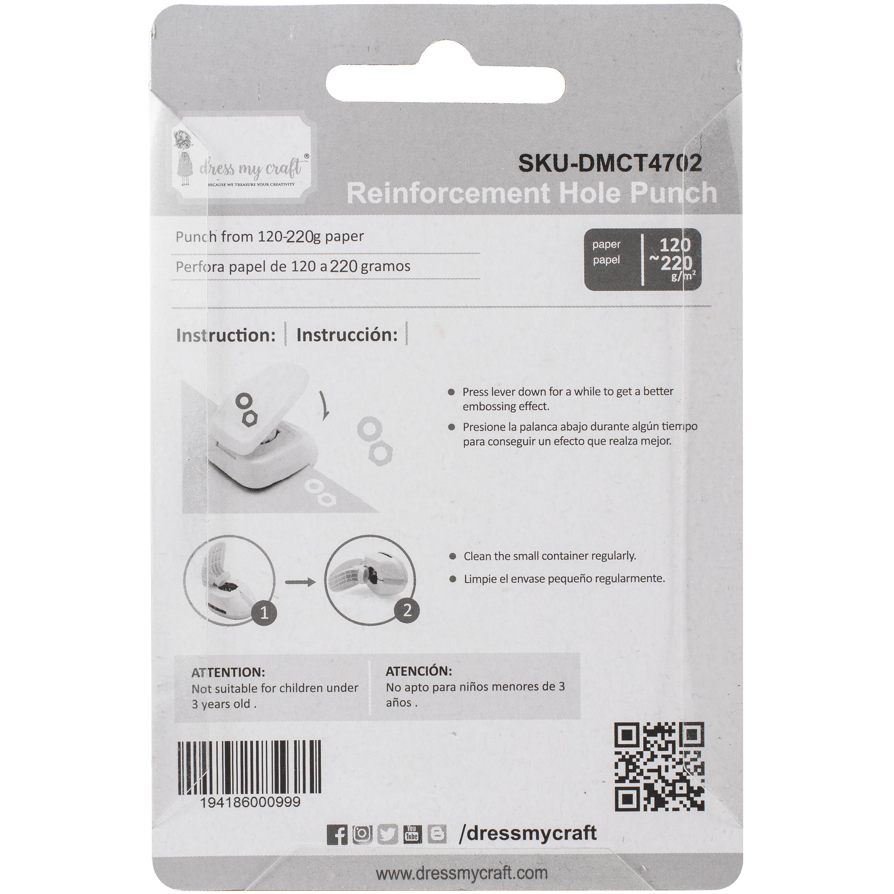 Dress My Craft® Reinforcement Hole Punch