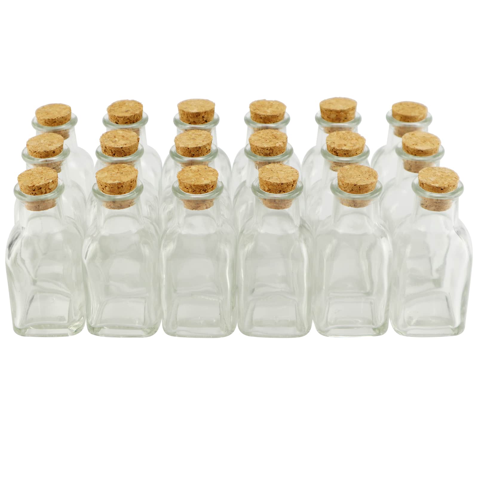 Set of 18 Glass Jars with Cork Lids Mini Jars Party Favors Crafts Baby  Shower