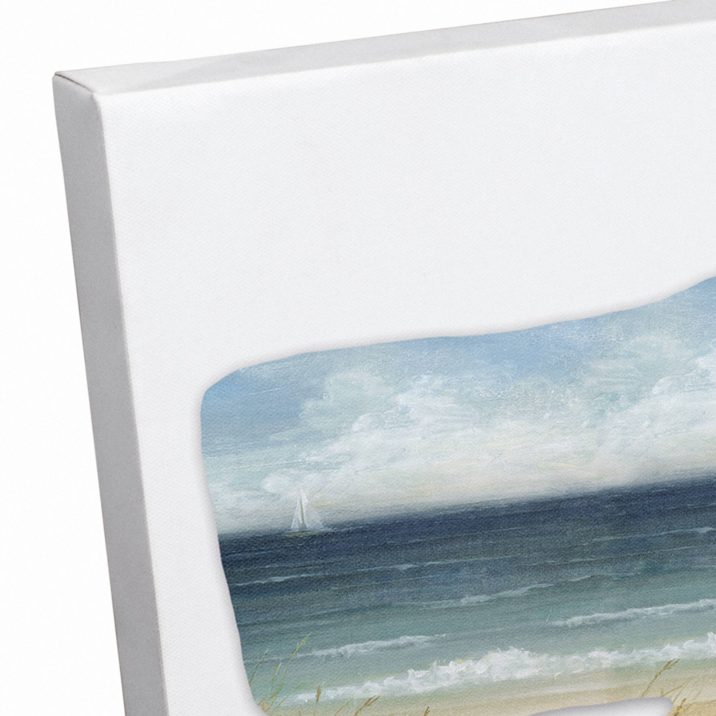 Where The Sea Meets The Sky Canvas Wall Art