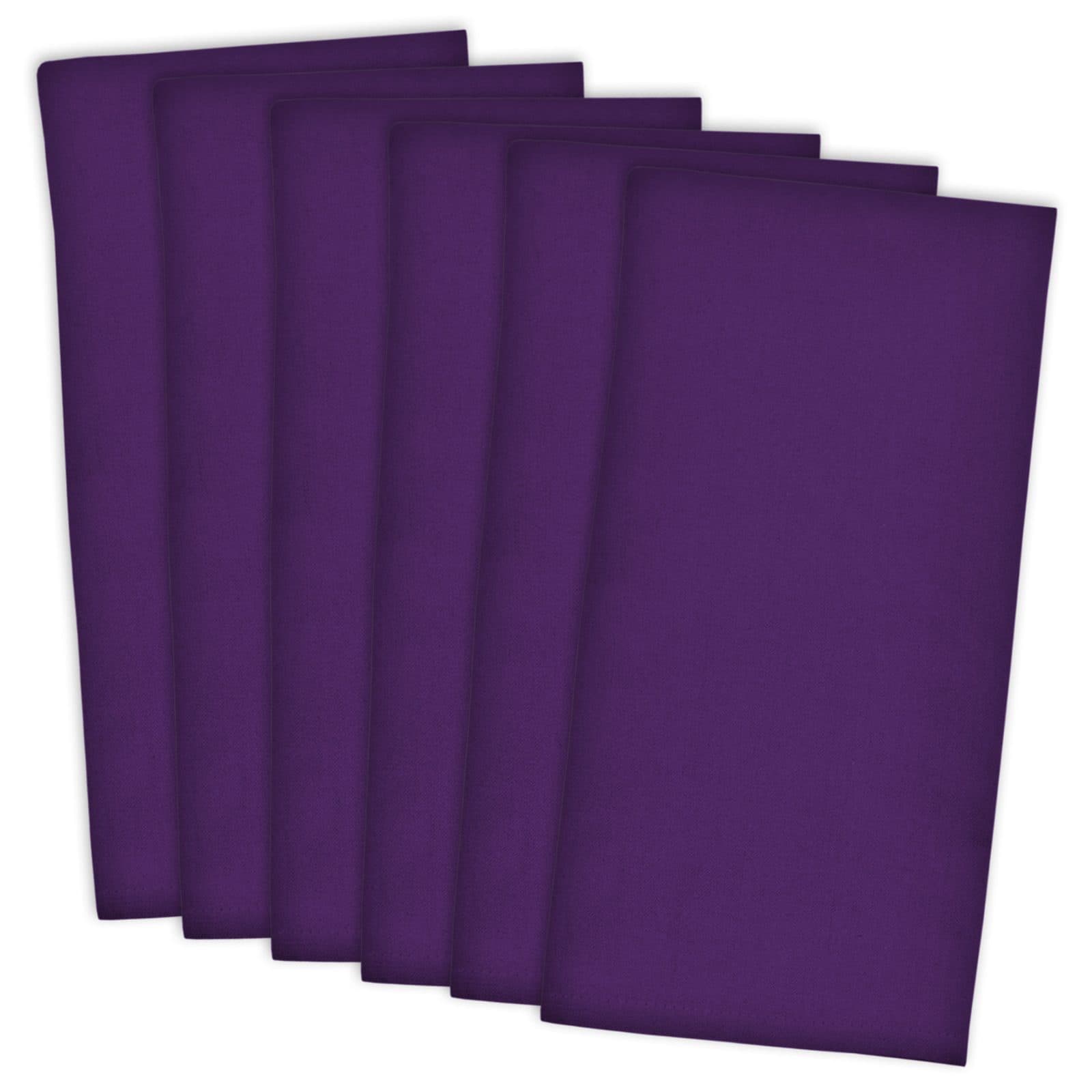 DII&#xAE; Neon Purple Flat Woven Dishtowel, 6ct.